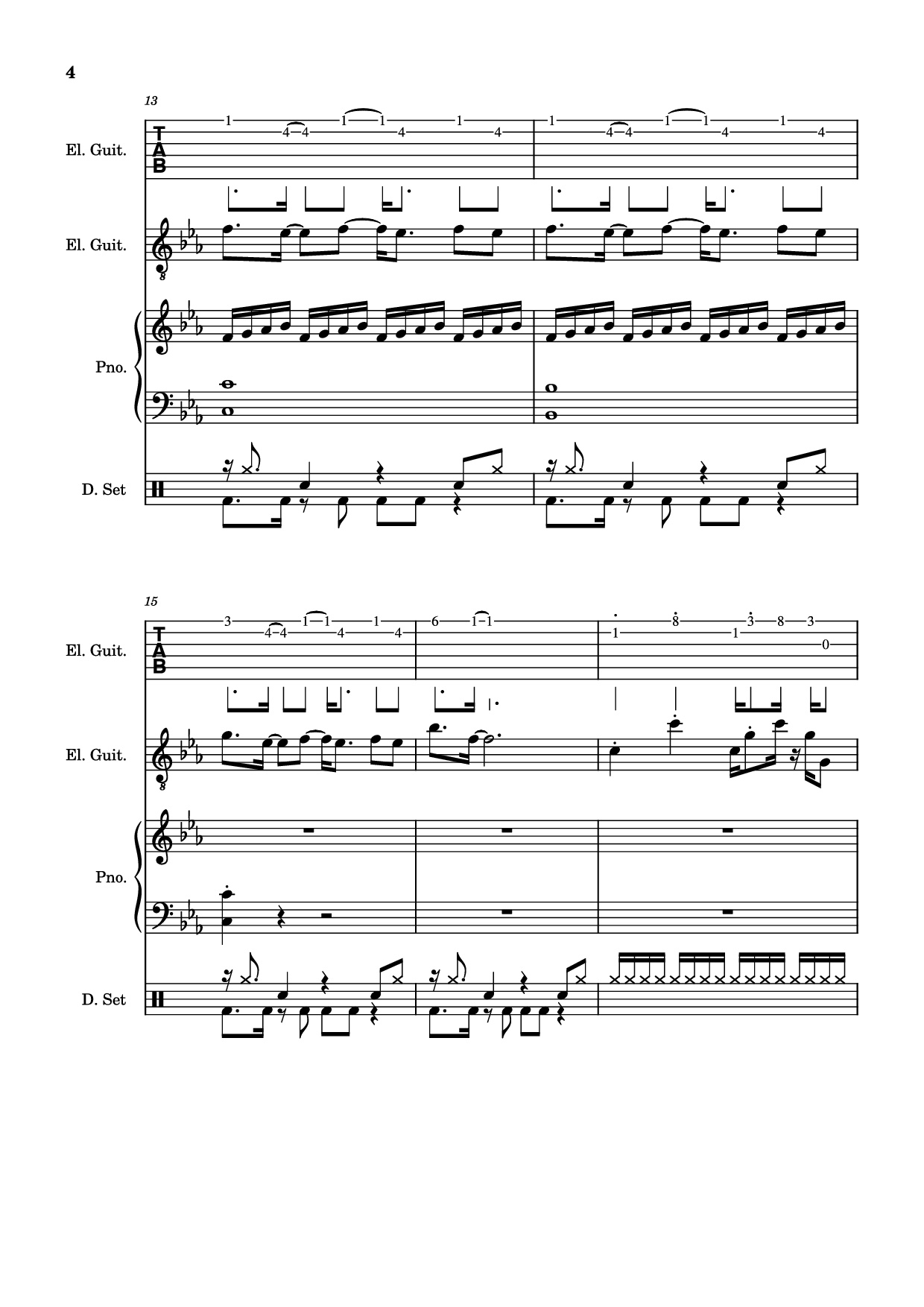 Page 4 of Sheet music PDF Dark Necessities Piano - ManoGhostBoy