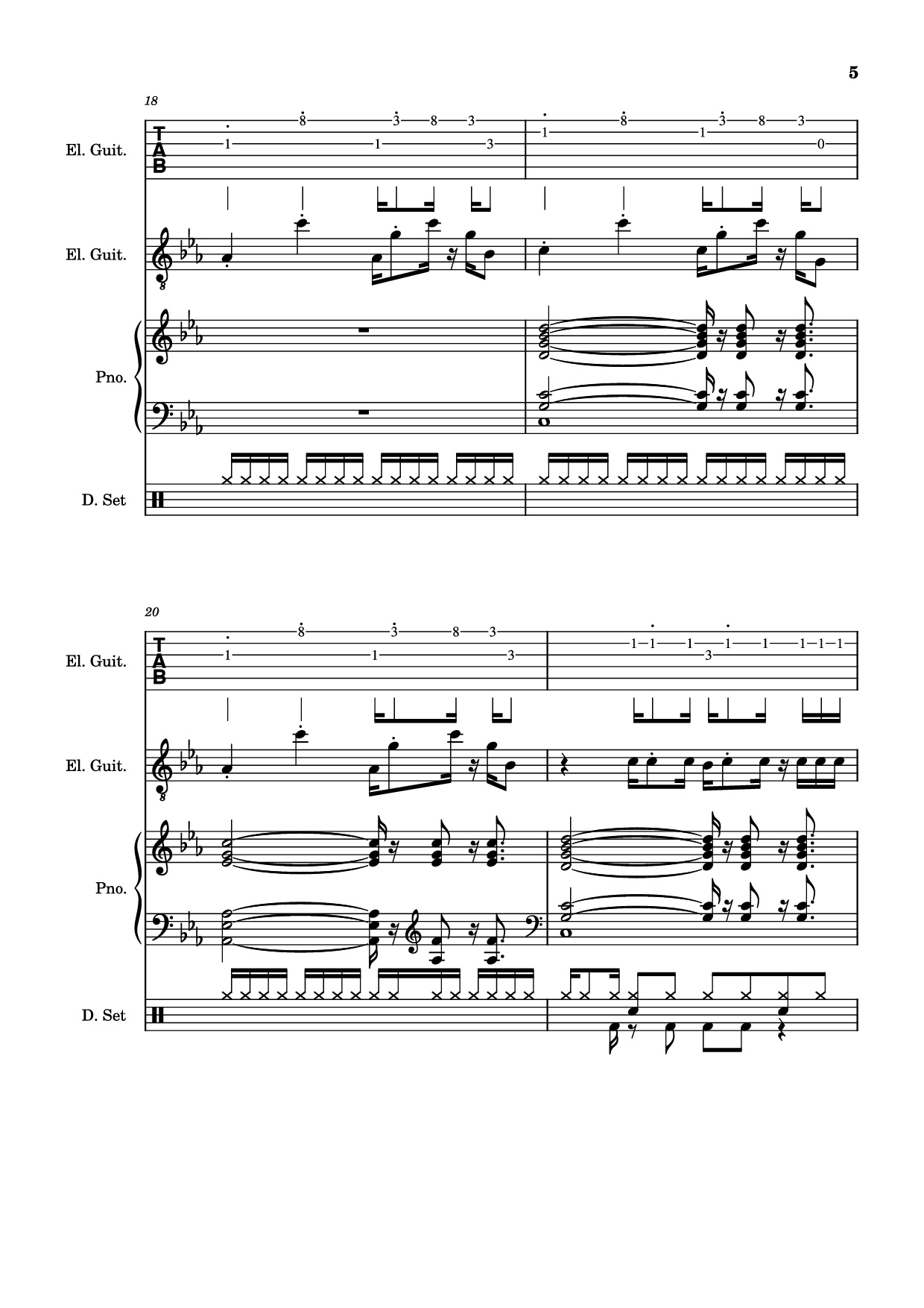 Page 5 of Sheet music PDF Dark Necessities Piano - ManoGhostBoy