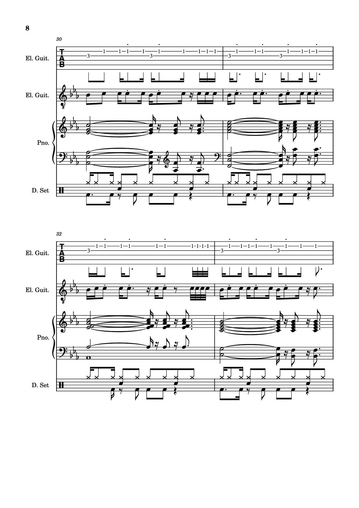 Page 8 of Sheet music PDF Dark Necessities Piano - ManoGhostBoy