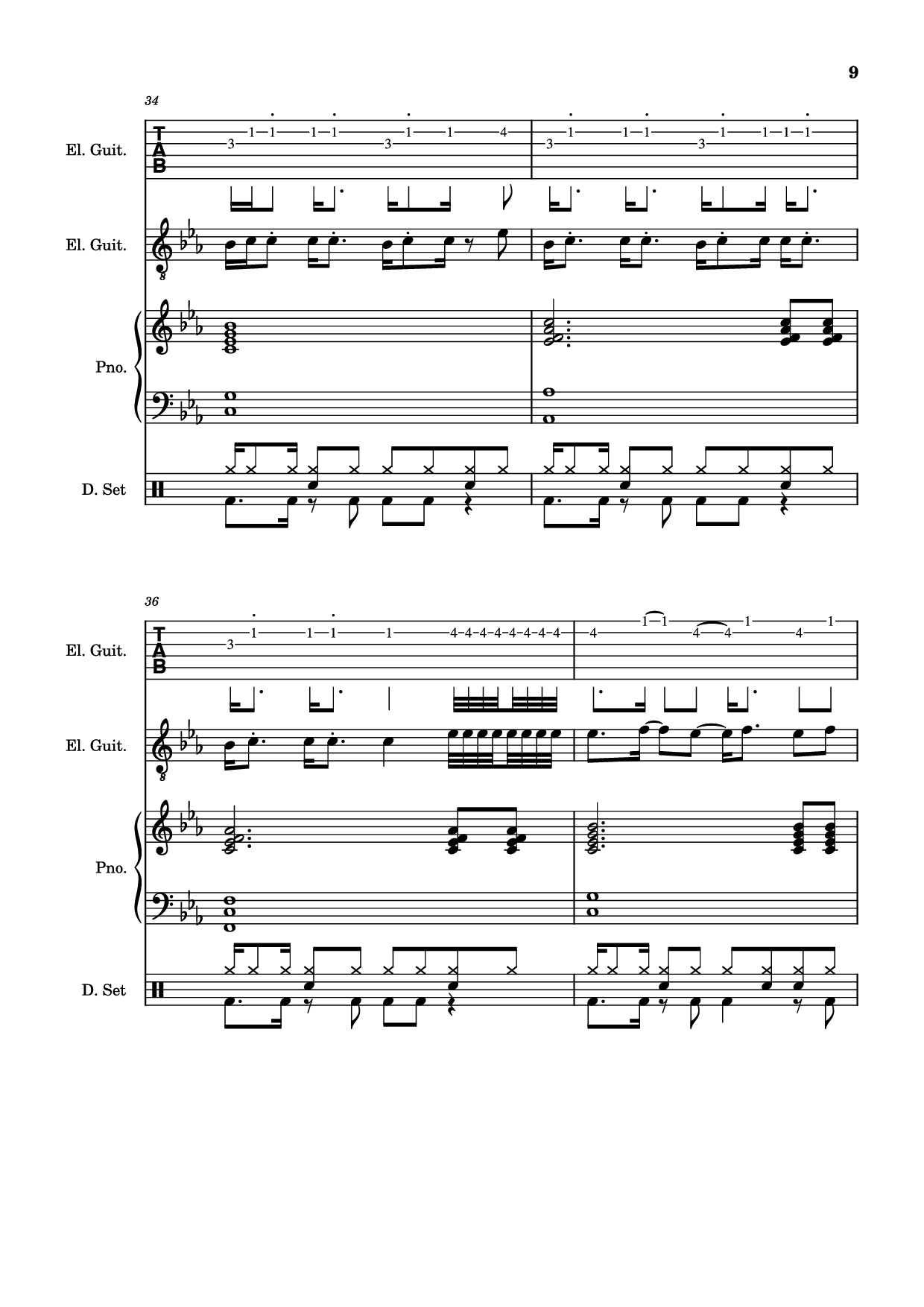 Page 9 of Sheet music PDF Dark Necessities Piano - ManoGhostBoy