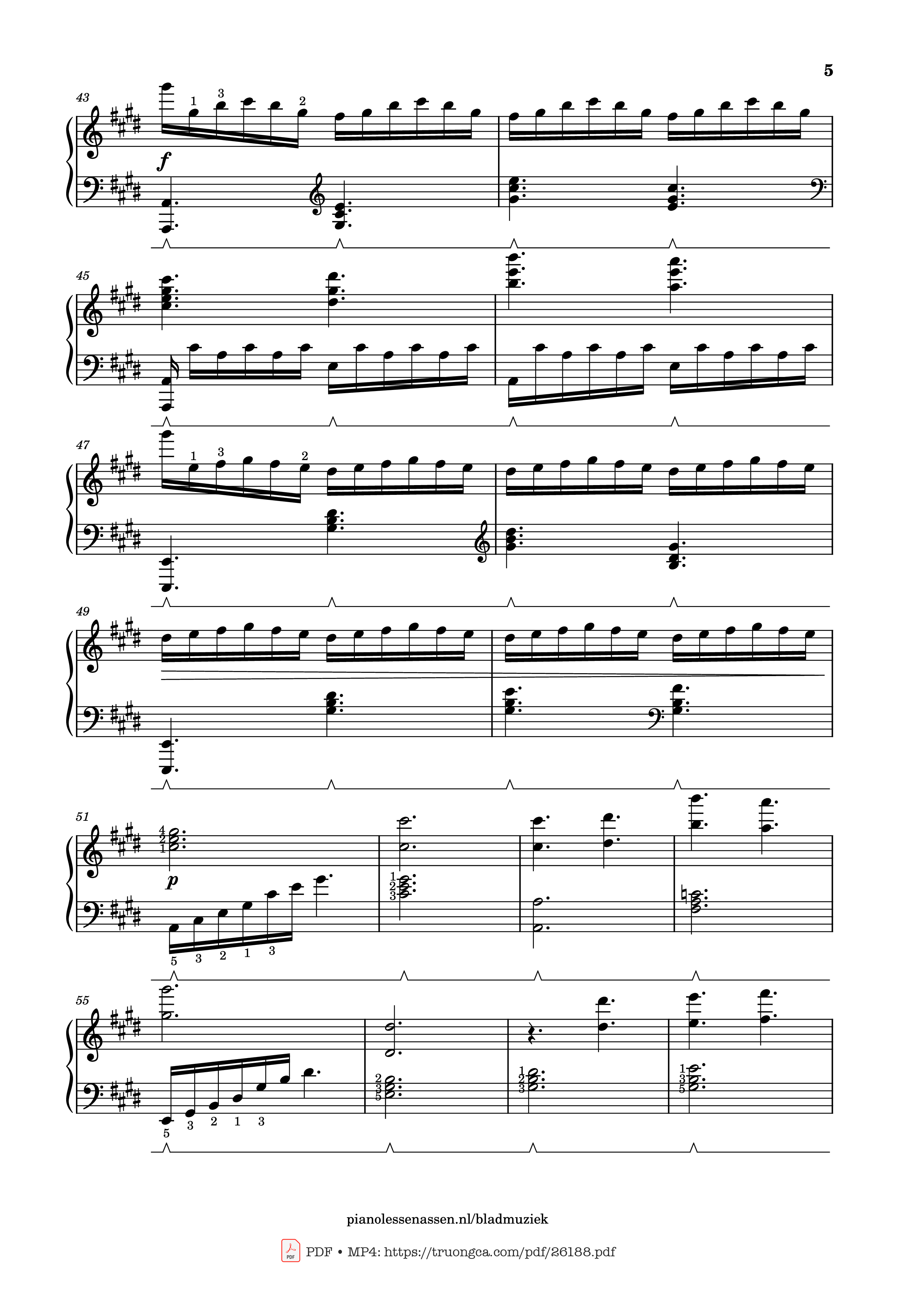 Page 5 of Sheet music PDF Piano Golden Hour Piano (with fingering) - JVKE