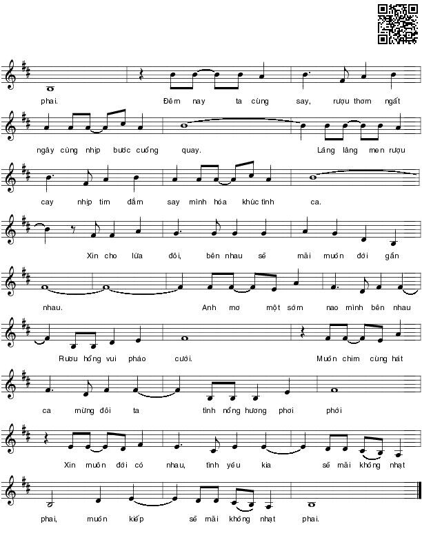 Page 2 of Sheet music PDF Hẹn hò đêm trăng - Nhạc Ngoại