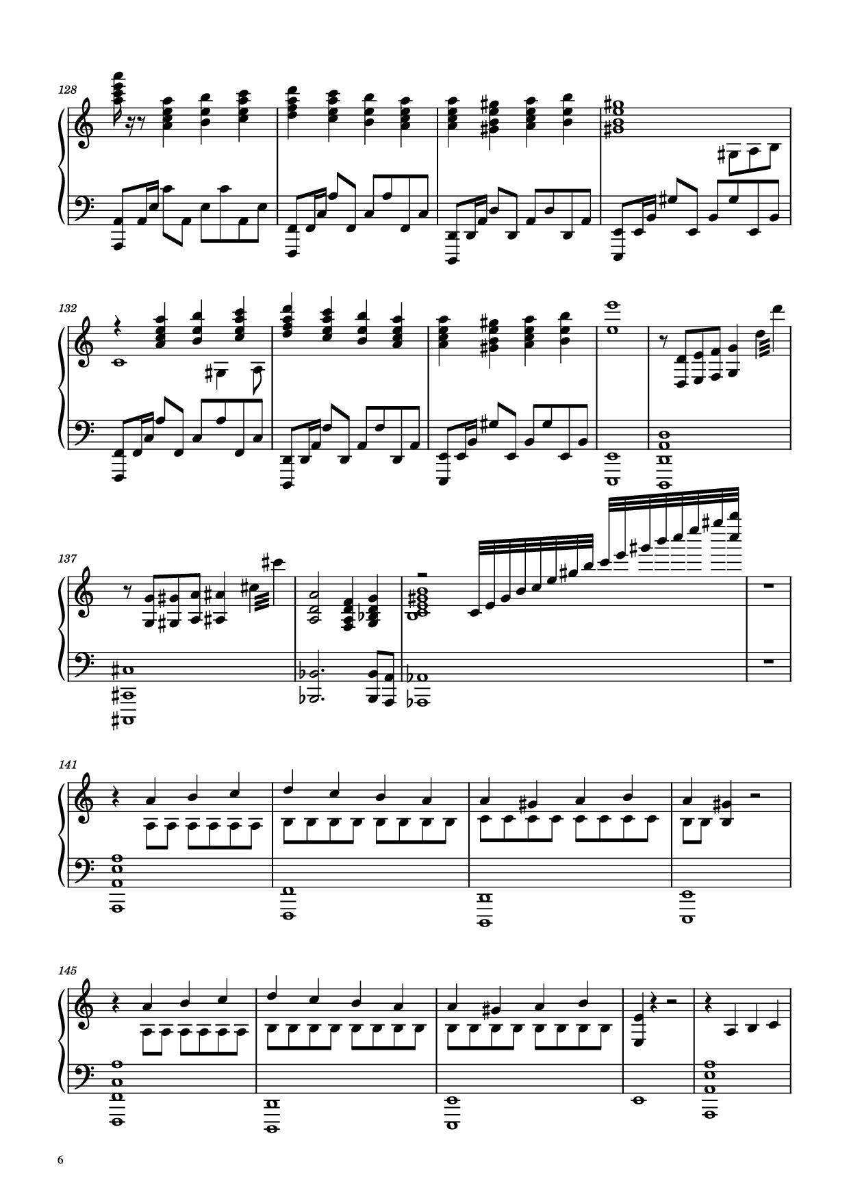Page 6 of Sheet music PDF Piano Paint it black Piano - Ramin Djawadi