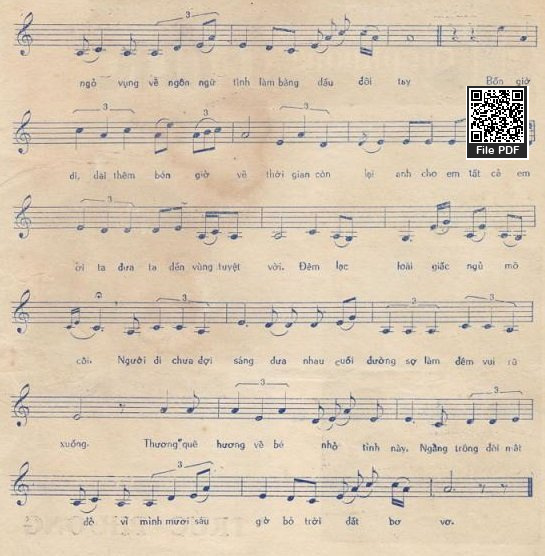 Page 2 of Sheet music PDF 24 giờ phép - Trúc Phương
