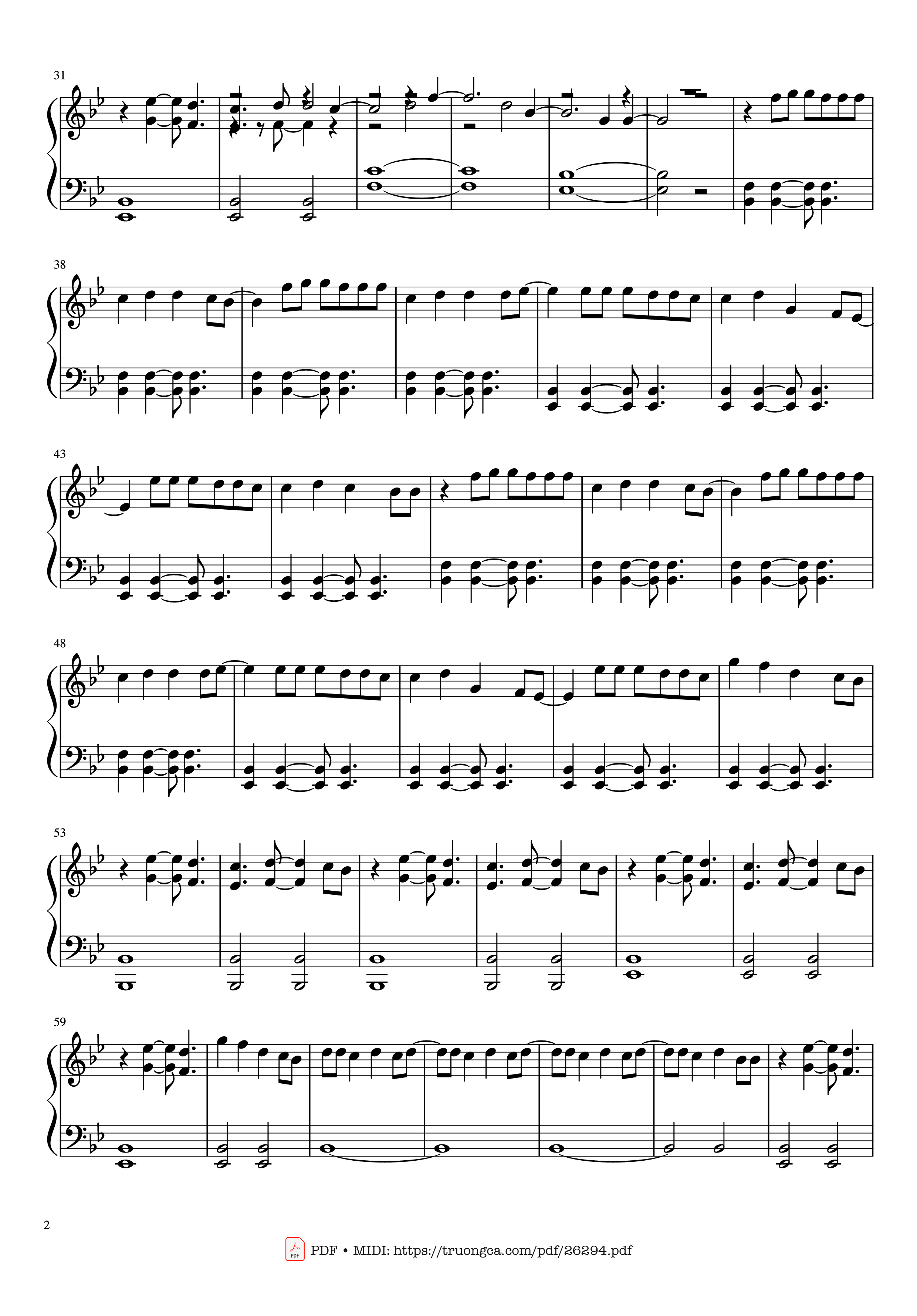 Page 2 of Sheet music PDF Piano Steal My Girl Piano - Composed by: One Direction Arranged by: Matthew Smith-Spangler