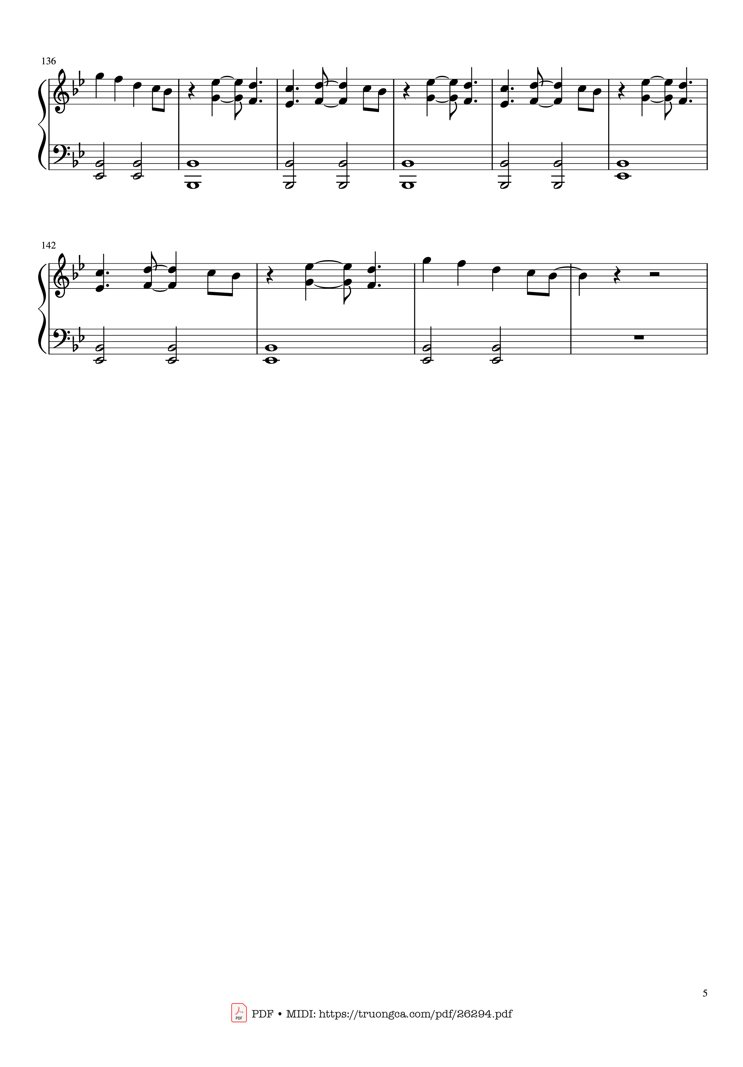 Page 5 of Sheet music PDF Piano Steal My Girl Piano - Composed by: One Direction Arranged by: Matthew Smith-Spangler