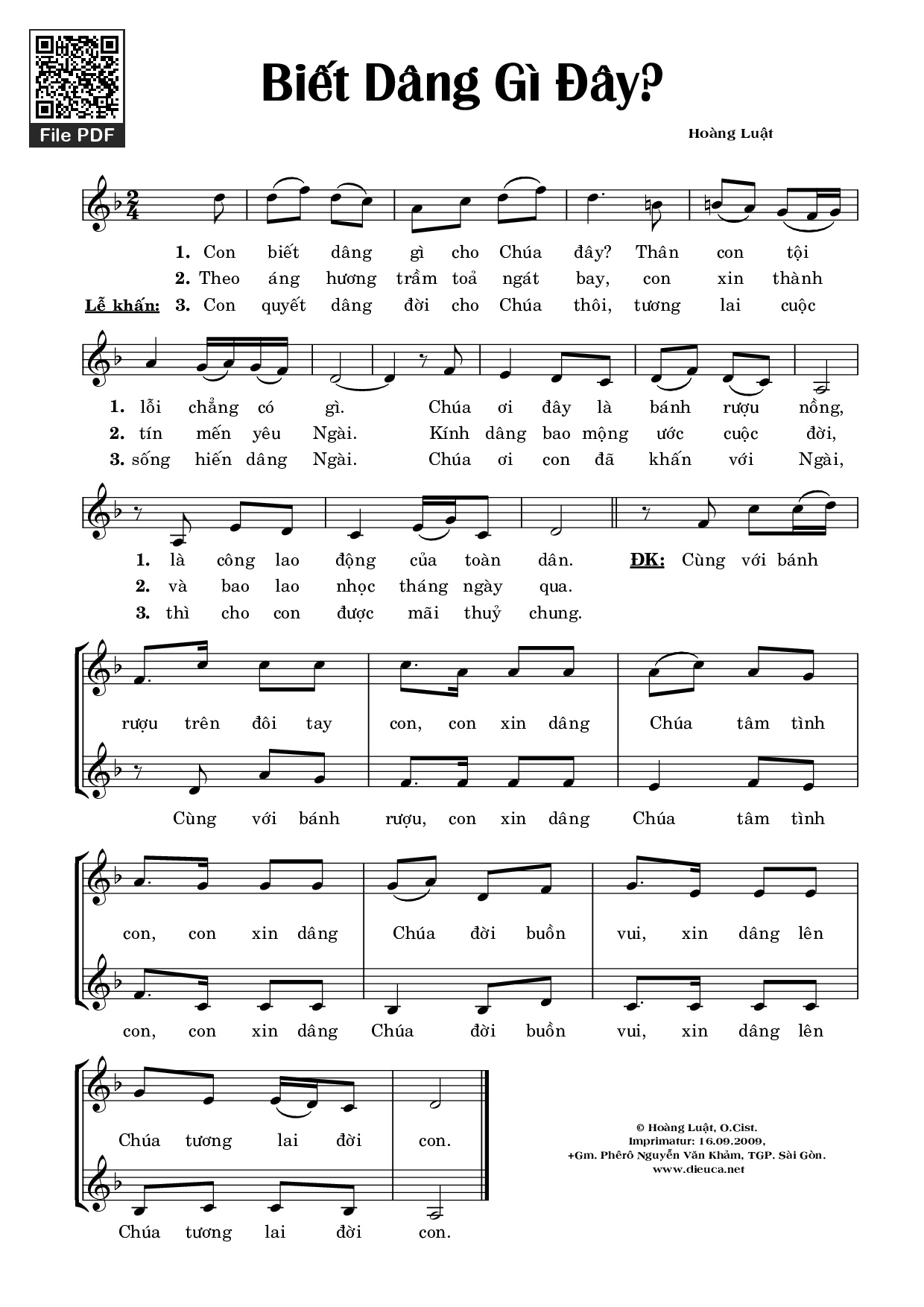 Biết dâng gì đây