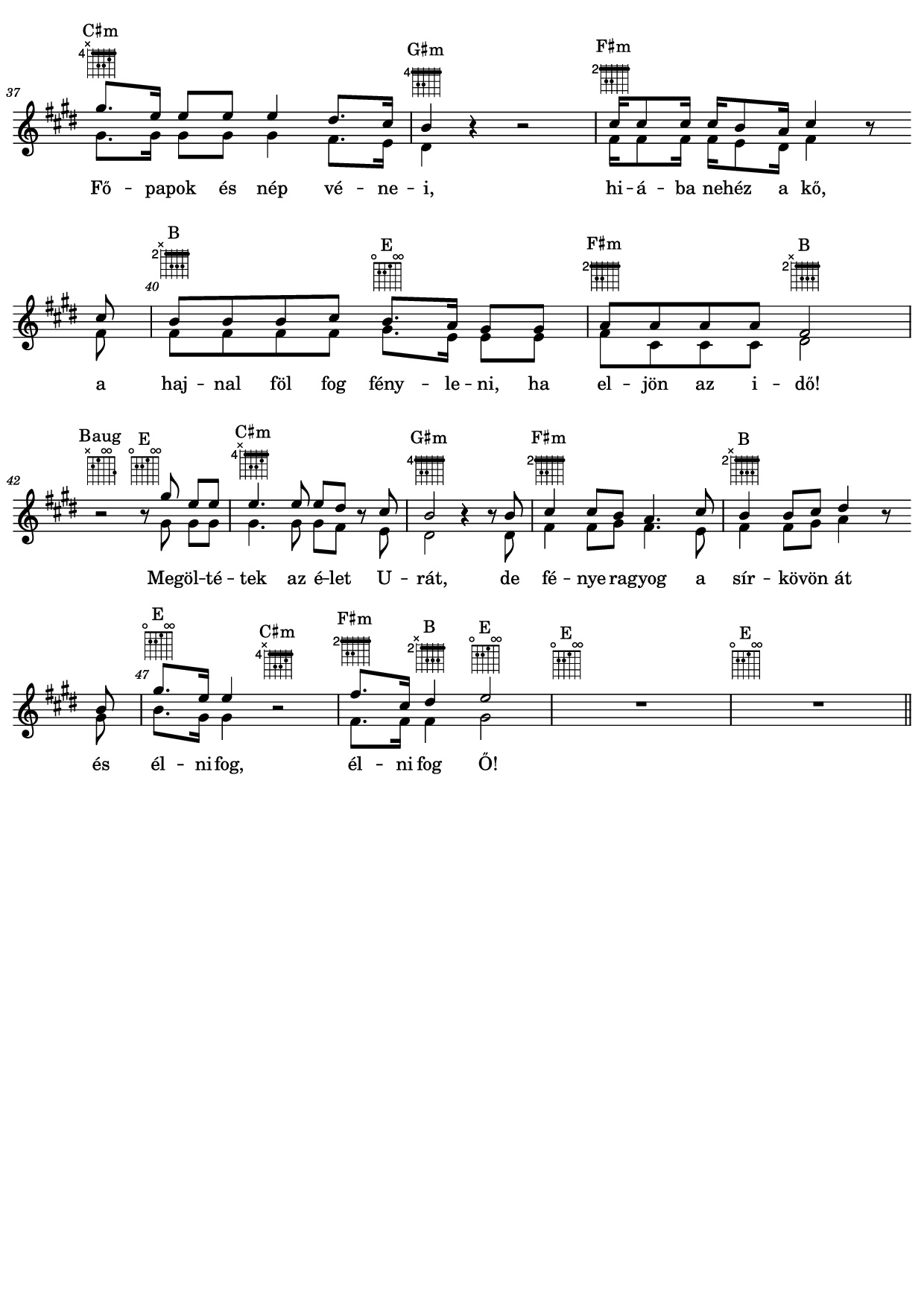 Page 3 of Sheet music PDF Kő - Zene és szöveg: