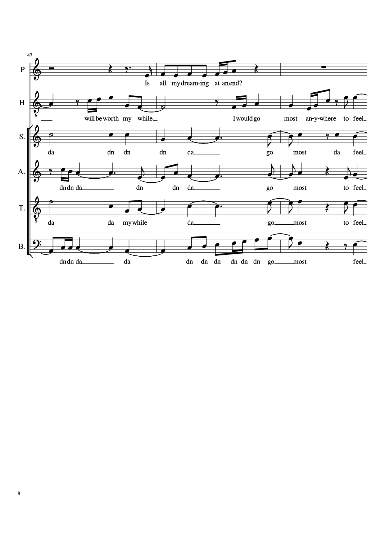 Page 8 of Sheet music PDF Piano Animazement Piano - Arr. Ben Jaeger