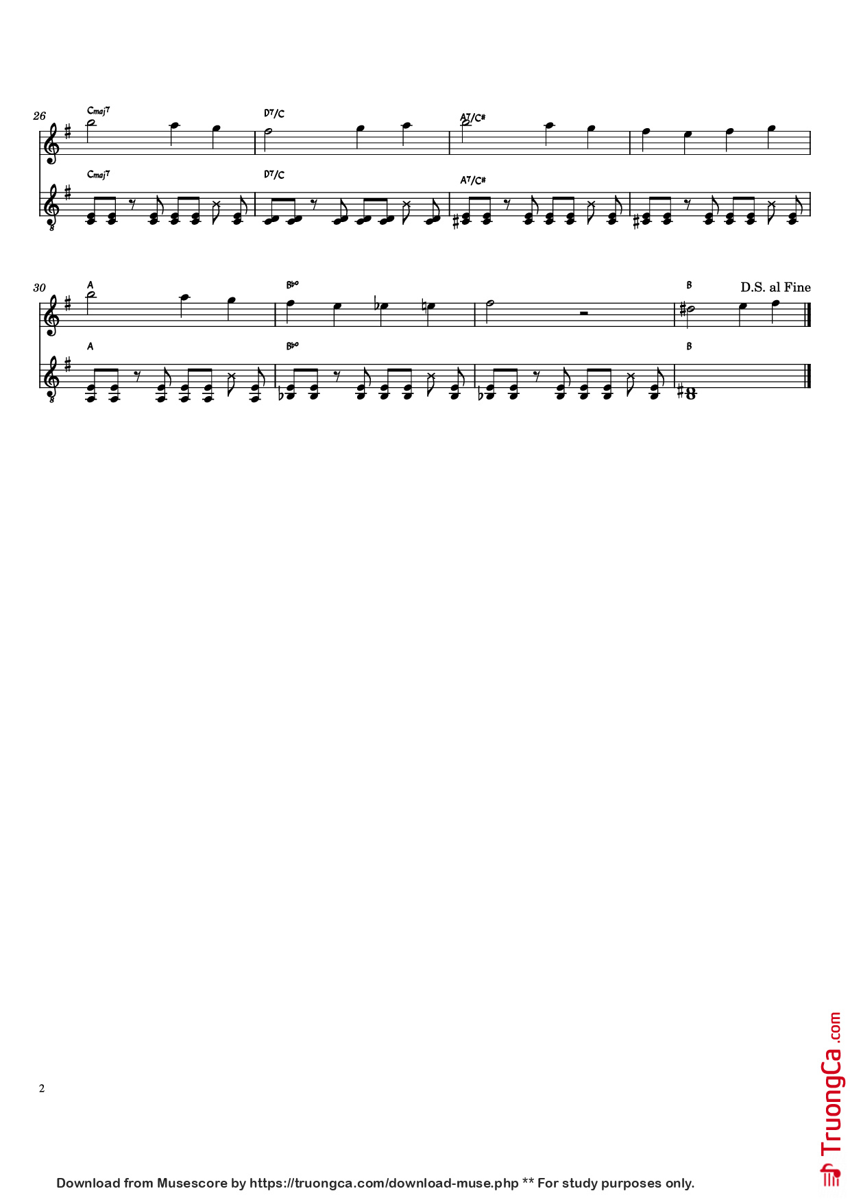 Page 2 of Sheet music PDF Guitar Tab Wind Scene (600 A.D.) Guitar TAB - Yansori Mitsuda/Arr. Cubrich