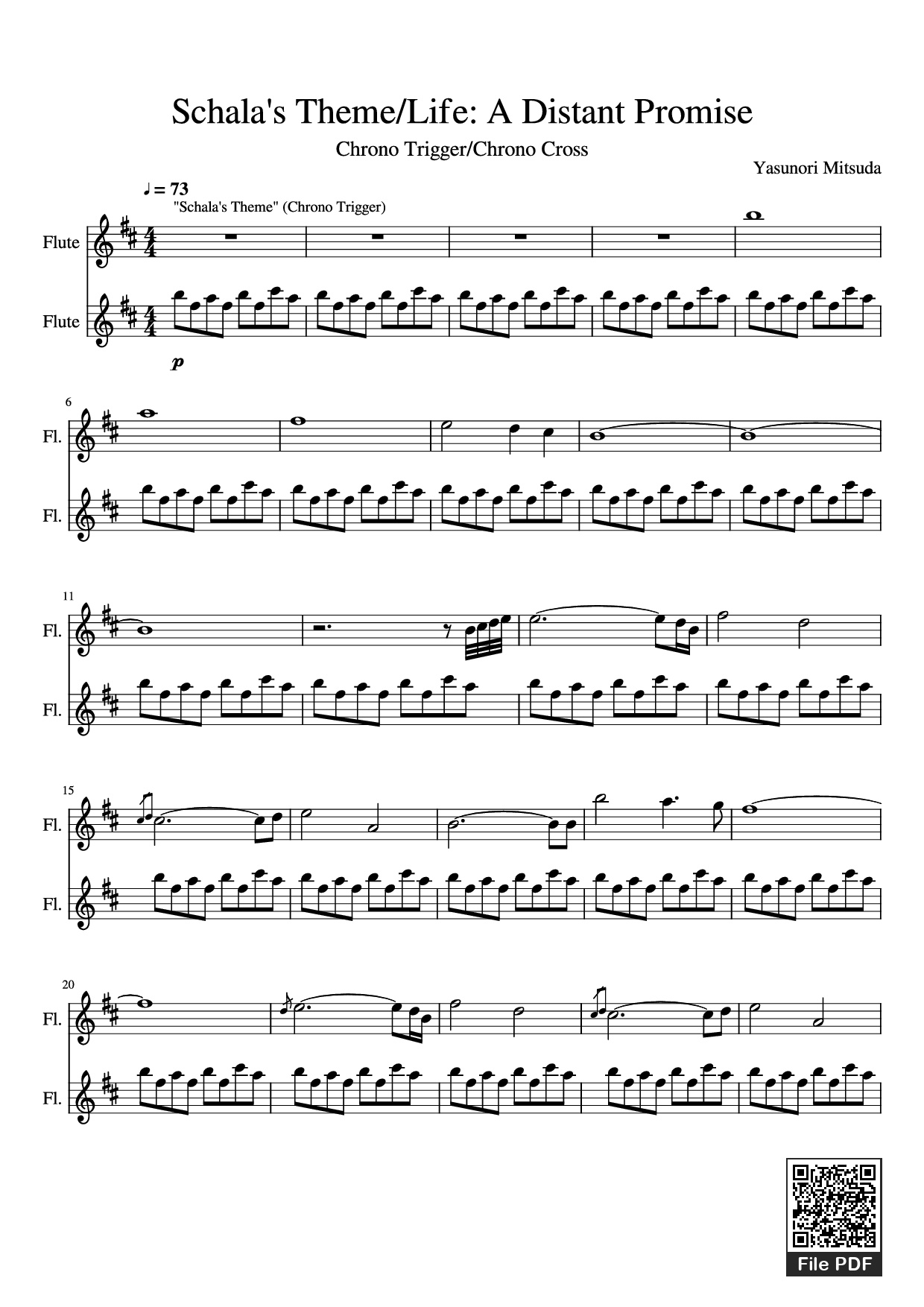 Schala's Theme/Life: A Distant Promise