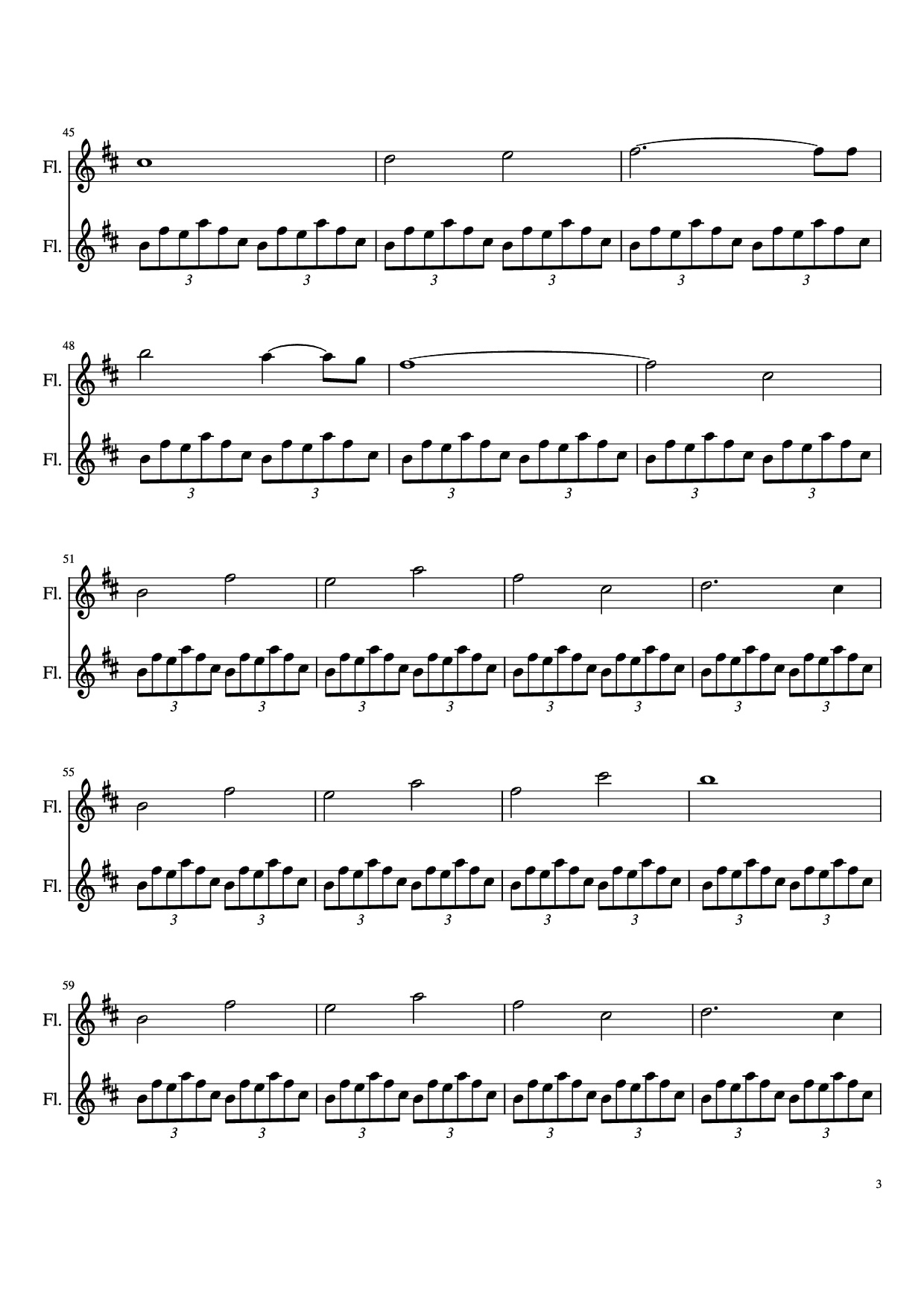 Page 3 of Sheet music PDF Schala