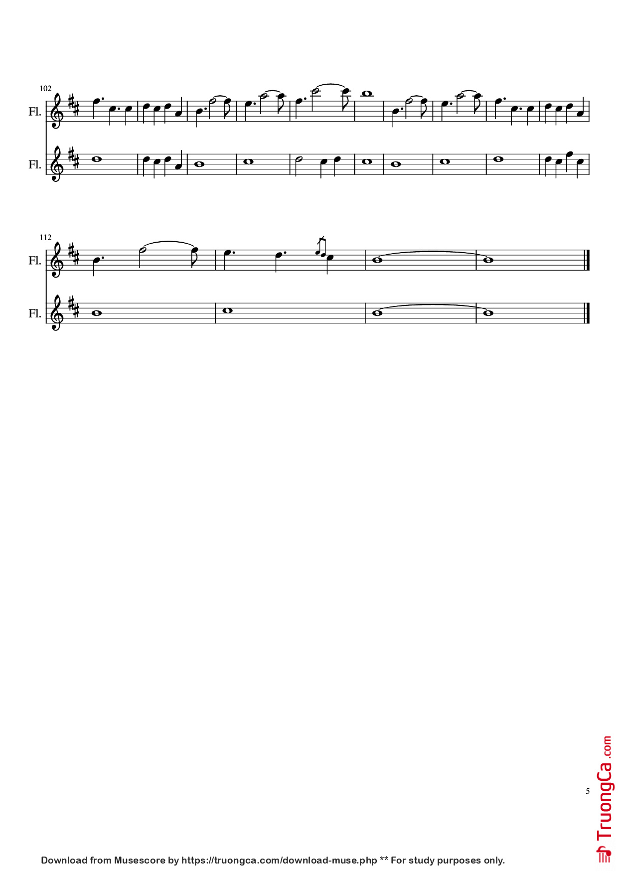 Page 5 of Sheet music PDF Schala