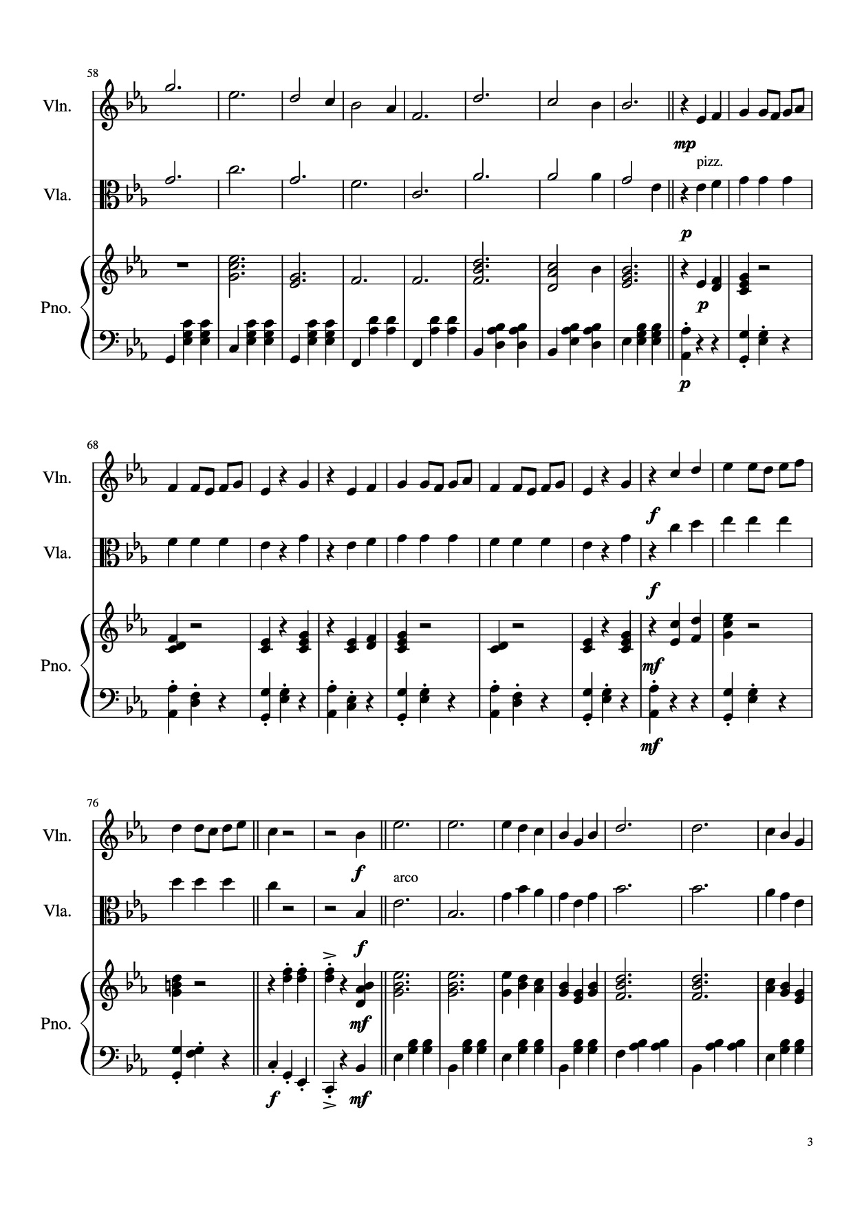 Page 3 of Sheet music PDF Piano WALTZ NO. 2 Piano - Dimitri Shostakovich