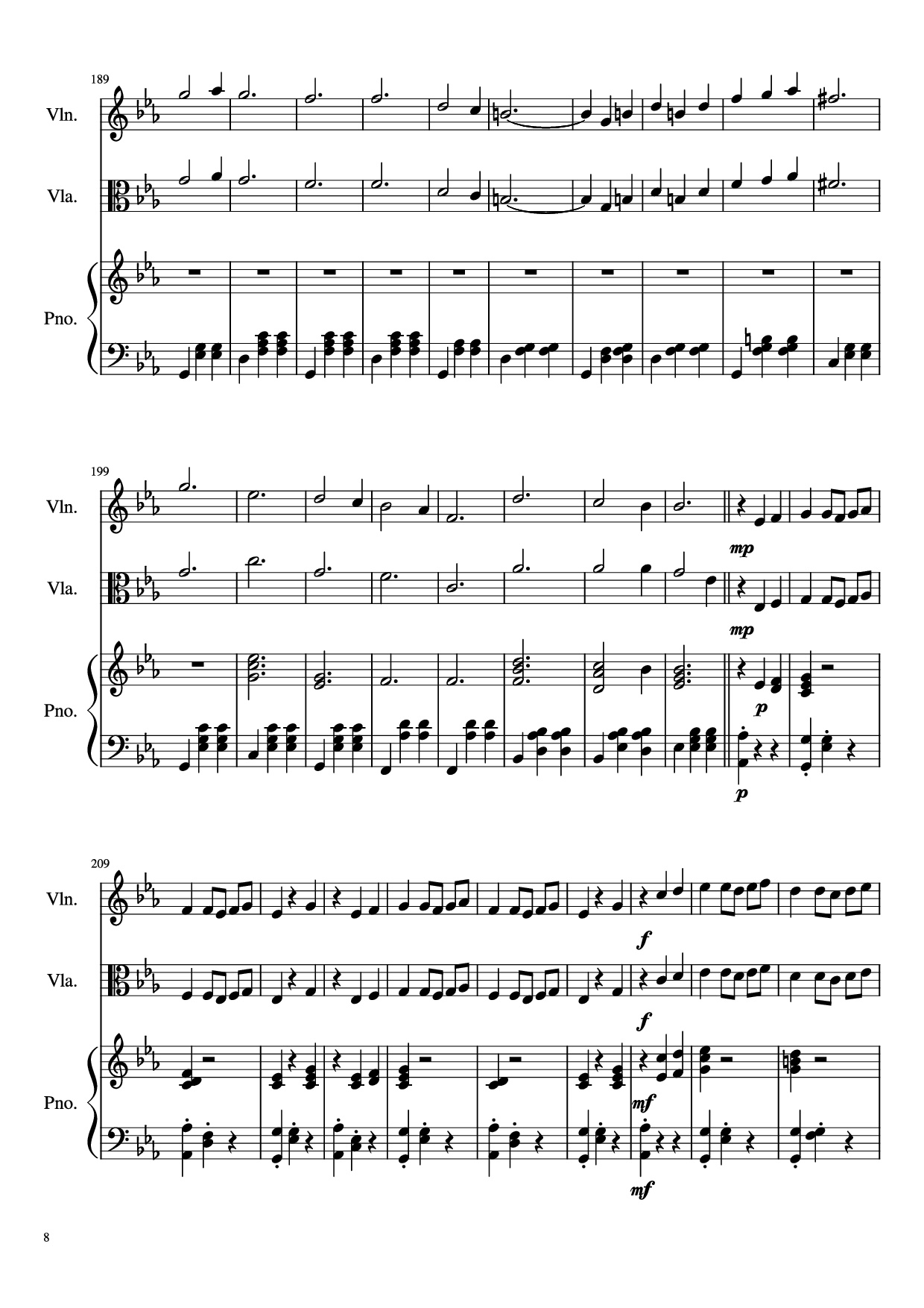 Page 8 of Sheet music PDF Piano WALTZ NO. 2 Piano - Dimitri Shostakovich