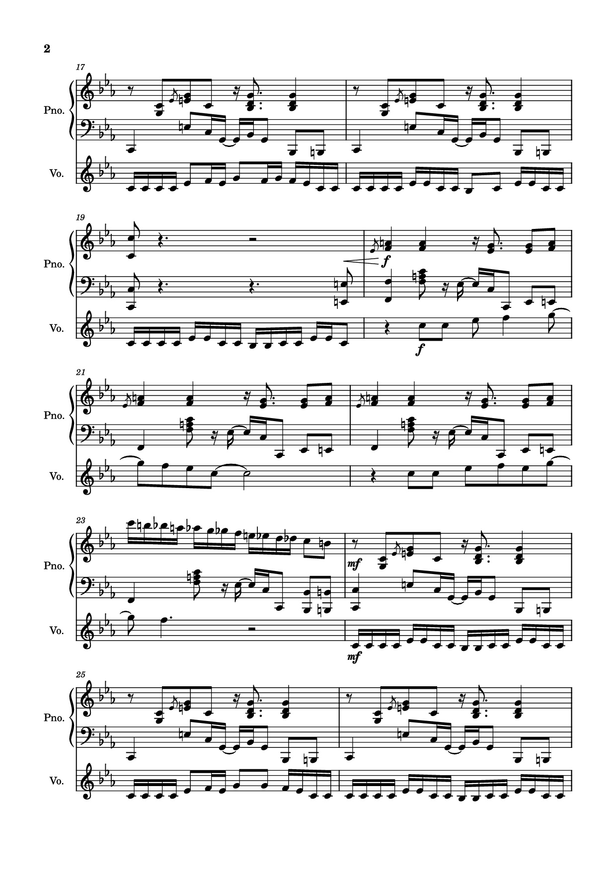 Page 2 of Sheet music PDF Piano 2012 Piano - Will Wood arr. Celandine