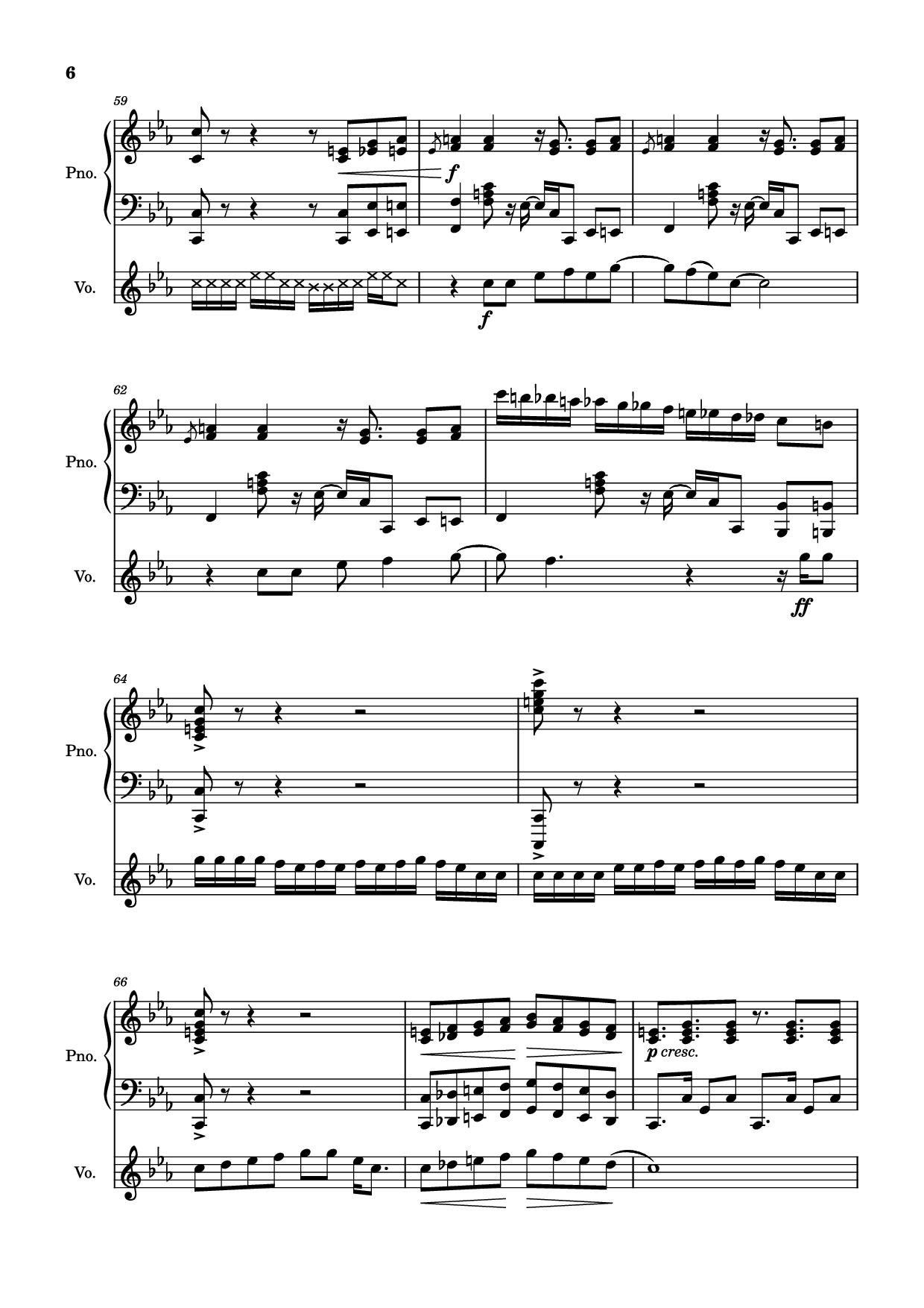 Page 6 of Sheet music PDF Piano 2012 Piano - Will Wood arr. Celandine