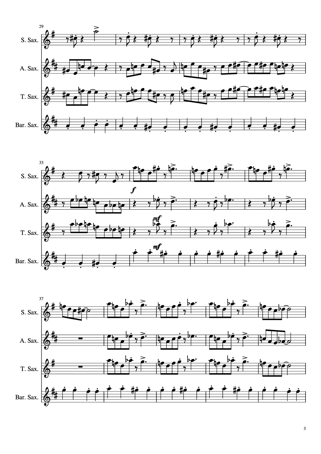 Page 3 of Sheet music PDF Carnival Kerfuffle - Kristofer Maddigan