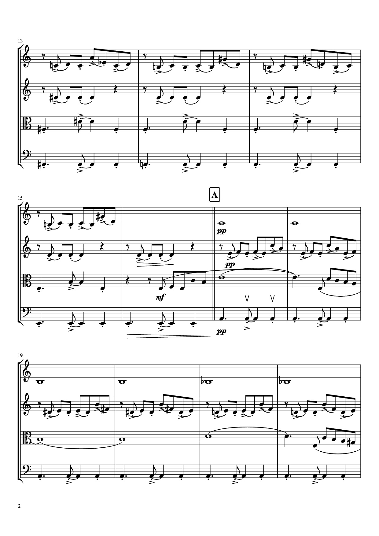 Page 2 of Sheet music PDF libertango Violin - A. Piazolla