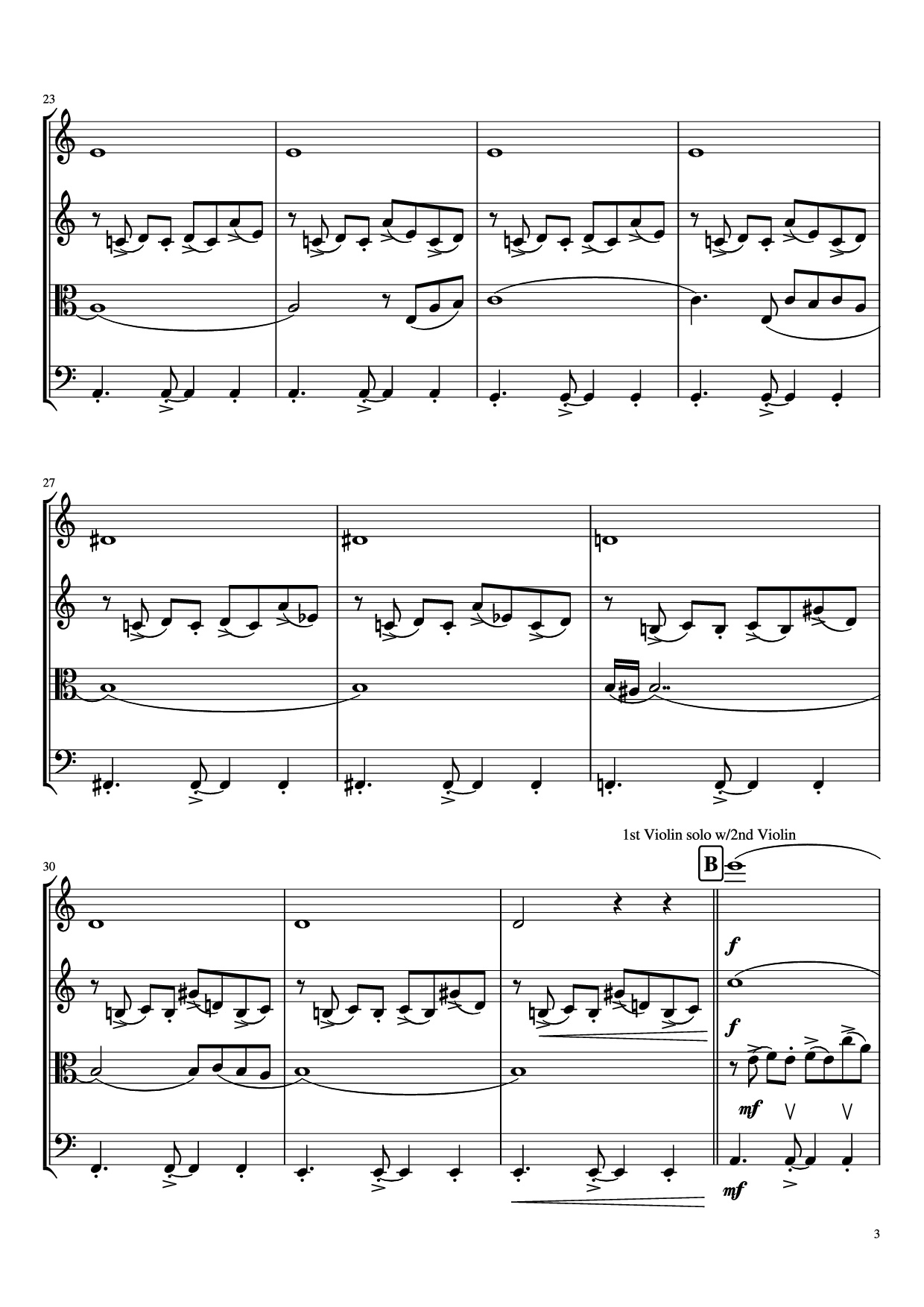 Page 3 of Sheet music PDF libertango Violin - A. Piazolla