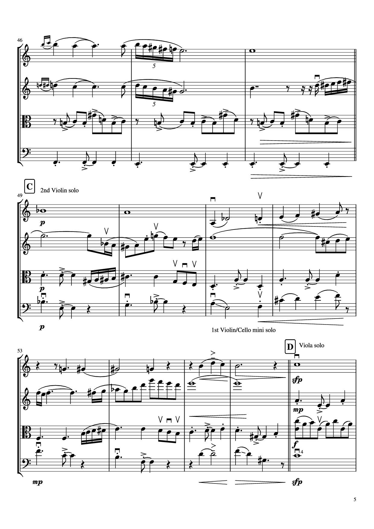 Page 5 of Sheet music PDF libertango Violin - A. Piazolla