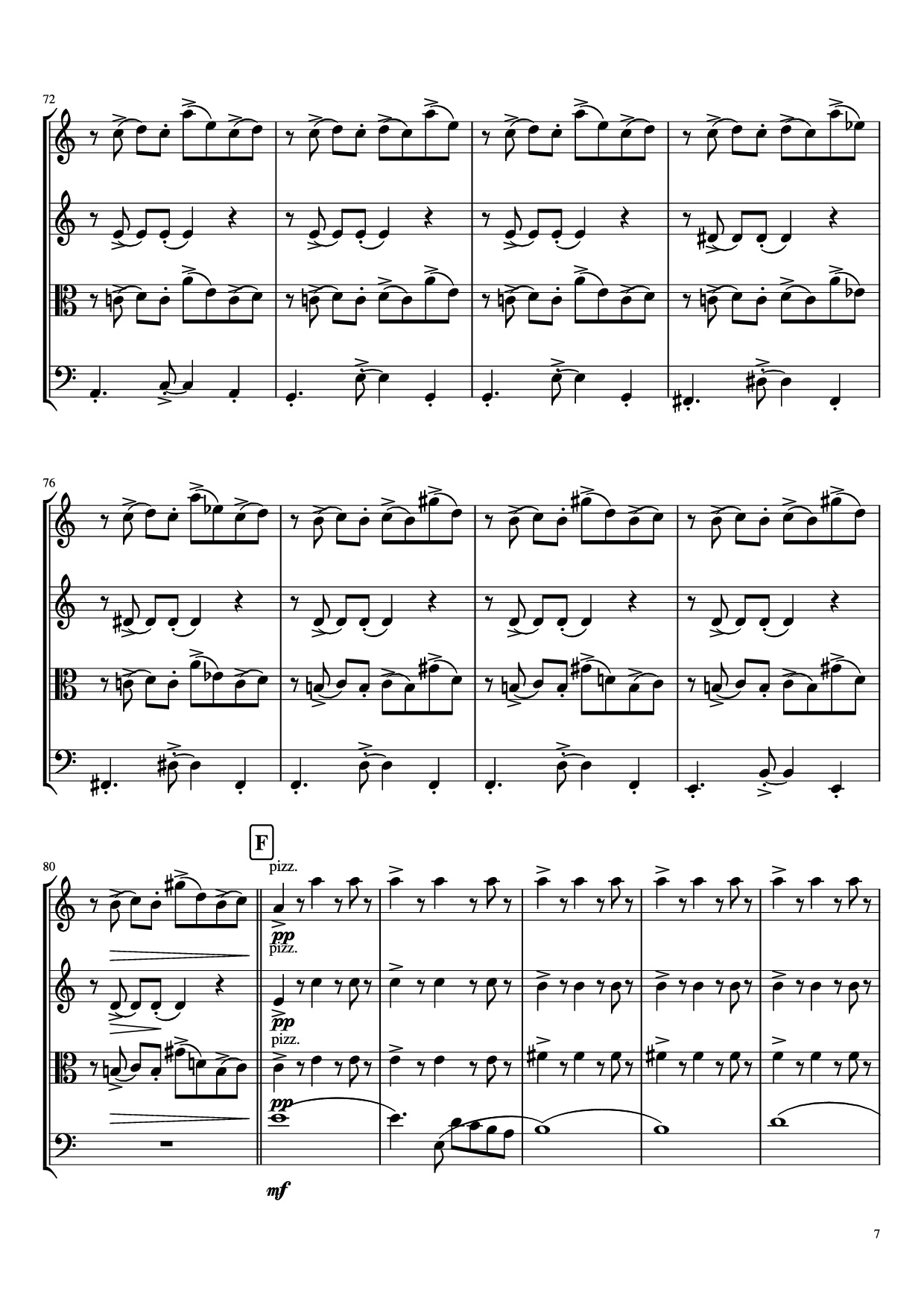 Page 7 of Sheet music PDF libertango Violin - A. Piazolla