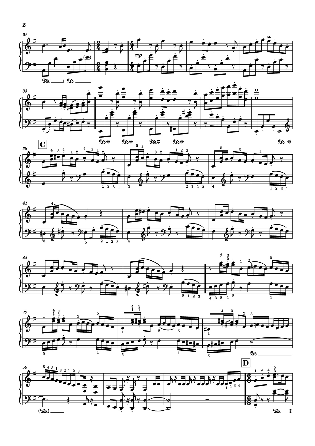 Page 2 of Sheet music PDF Piano A SEASIDE TOWN Piano - Kiki