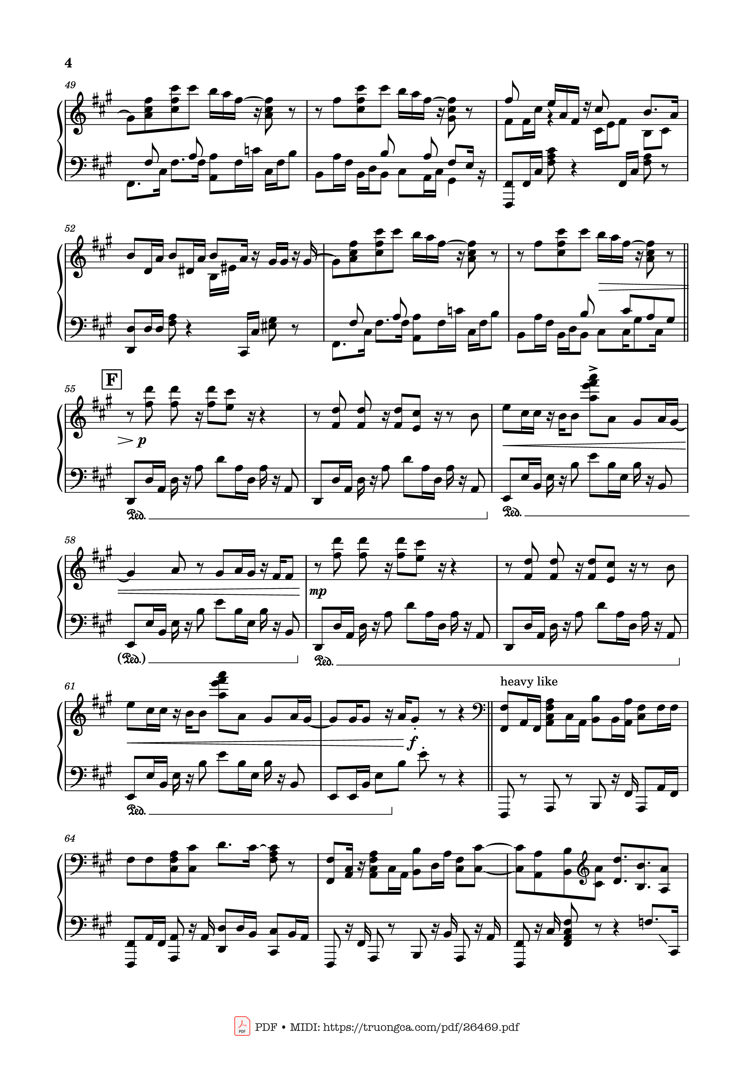 Page 4 of Sheet music PDF Piano SPECIALZ Piano - Music by King Gnu