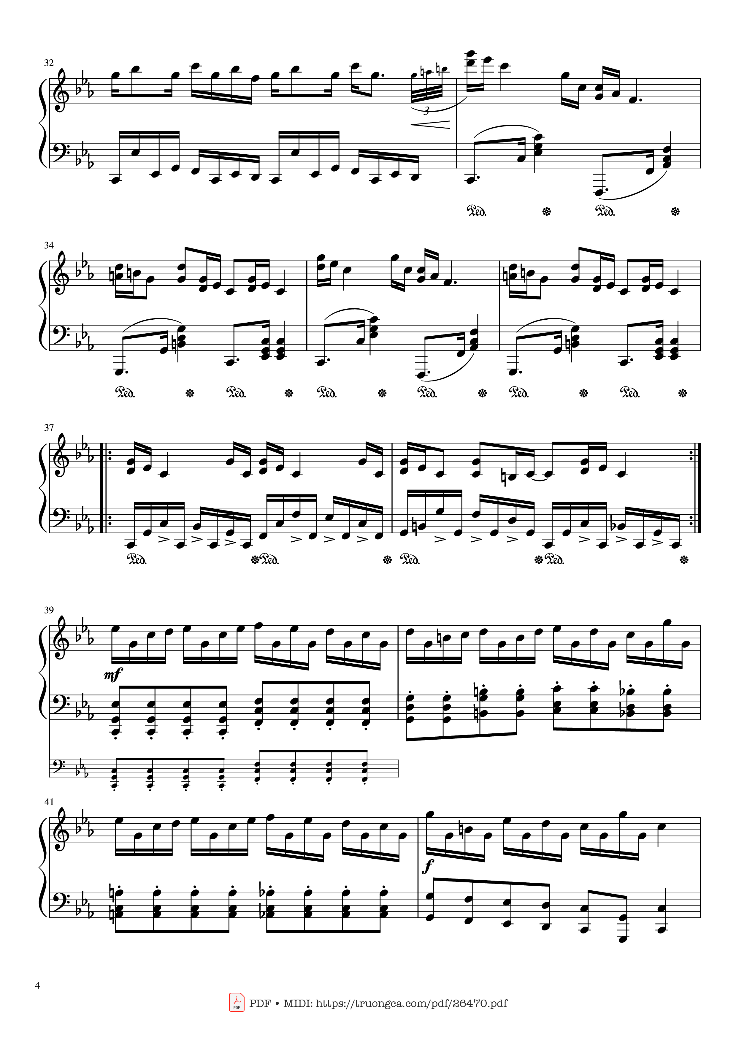 Page 4 of Sheet music PDF Piano Croatian Etude Piano - Maksim Mrvica