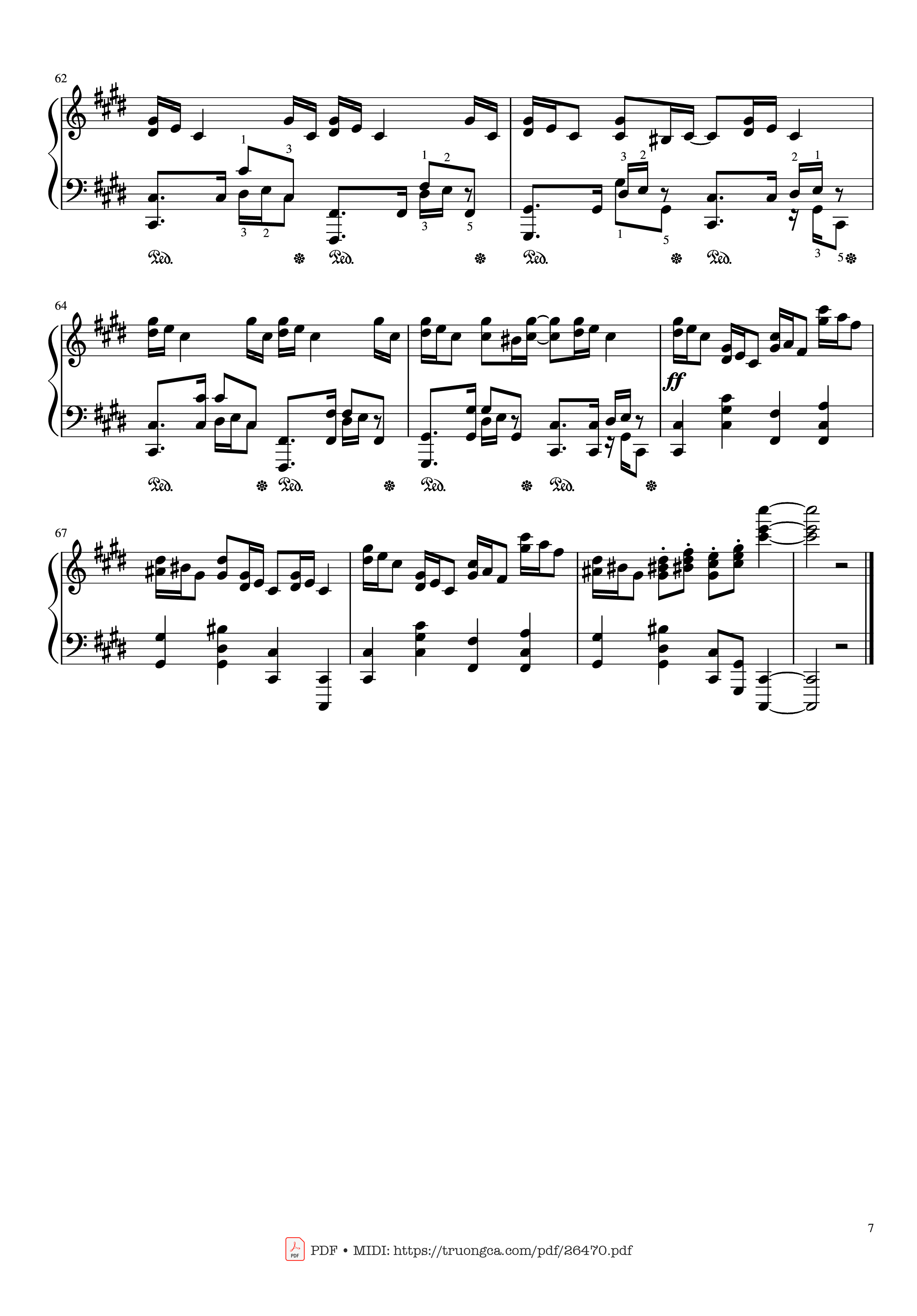 Page 7 of Sheet music PDF Piano Croatian Etude Piano - Maksim Mrvica