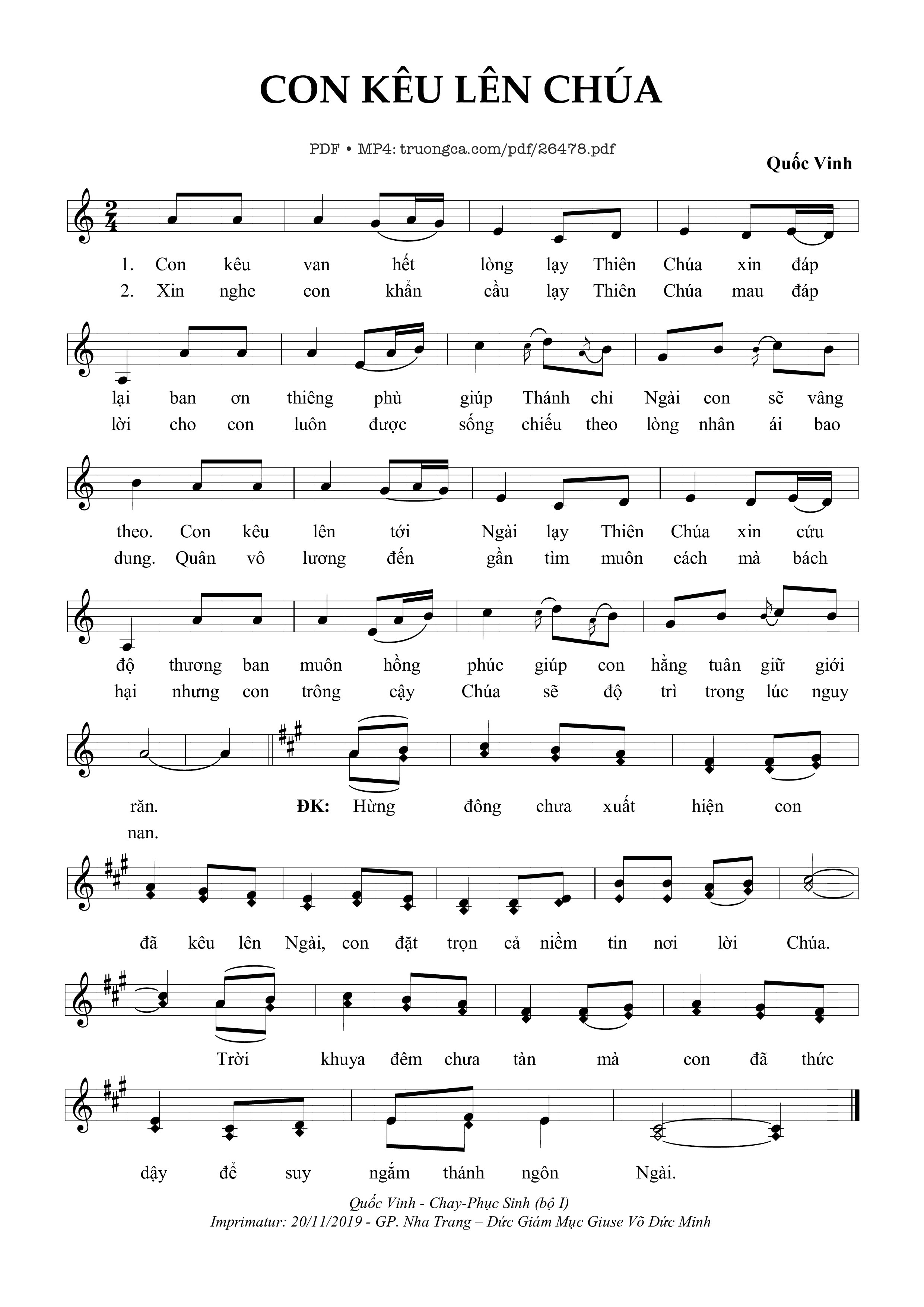 Con Kêu Lên Chúa