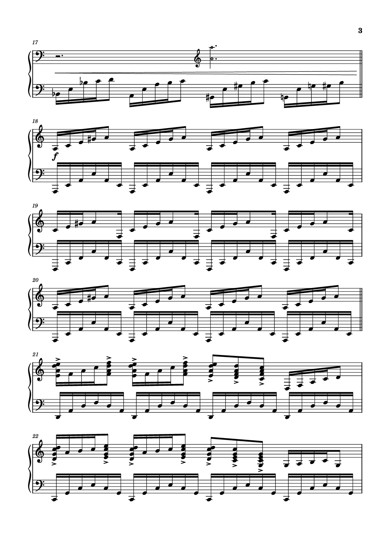 Page 3 of Sheet music PDF Piano Westworld Piano - Ramin Djawadi
