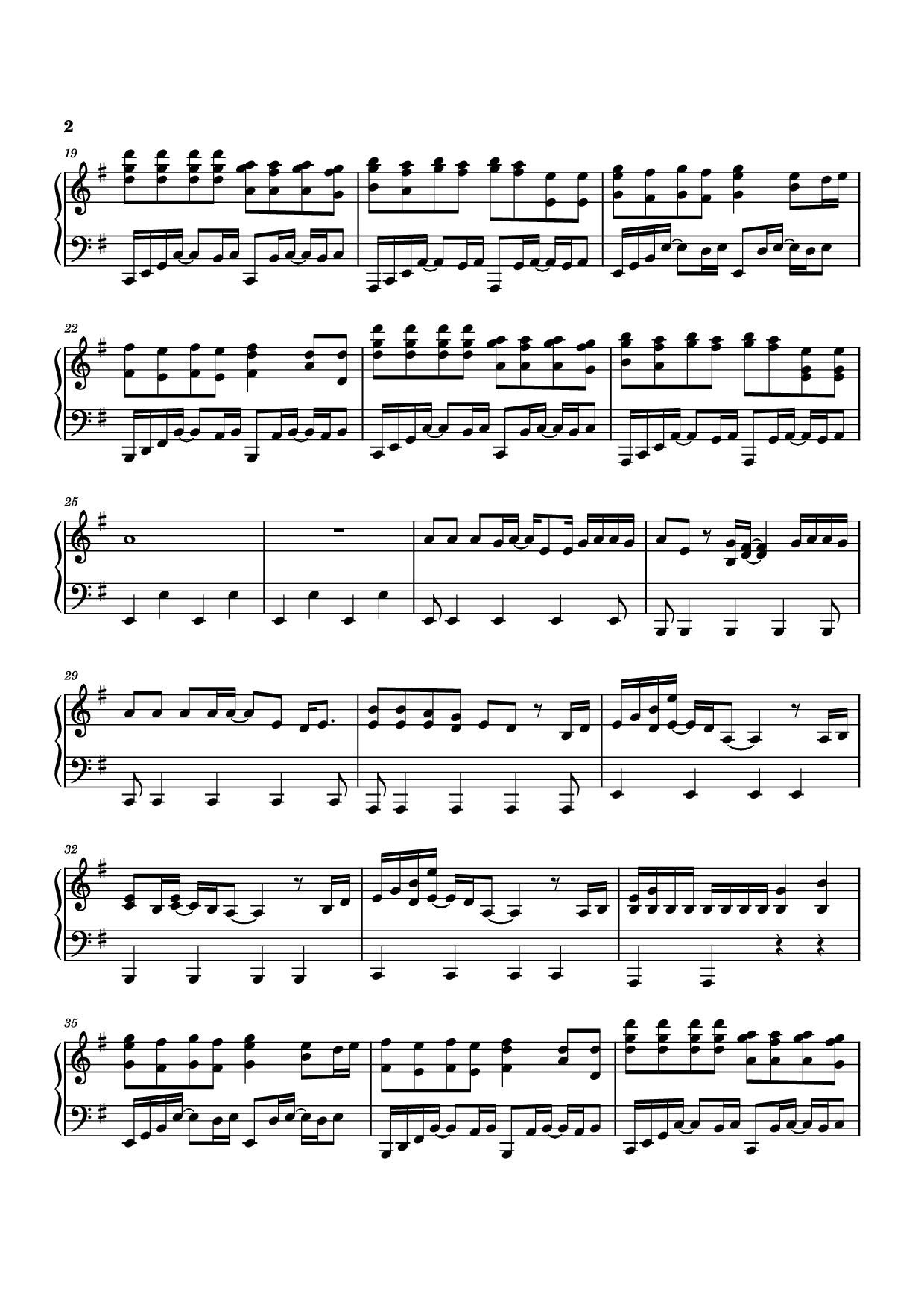 Page 2 of Sheet music PDF Piano ENHYPEN - 