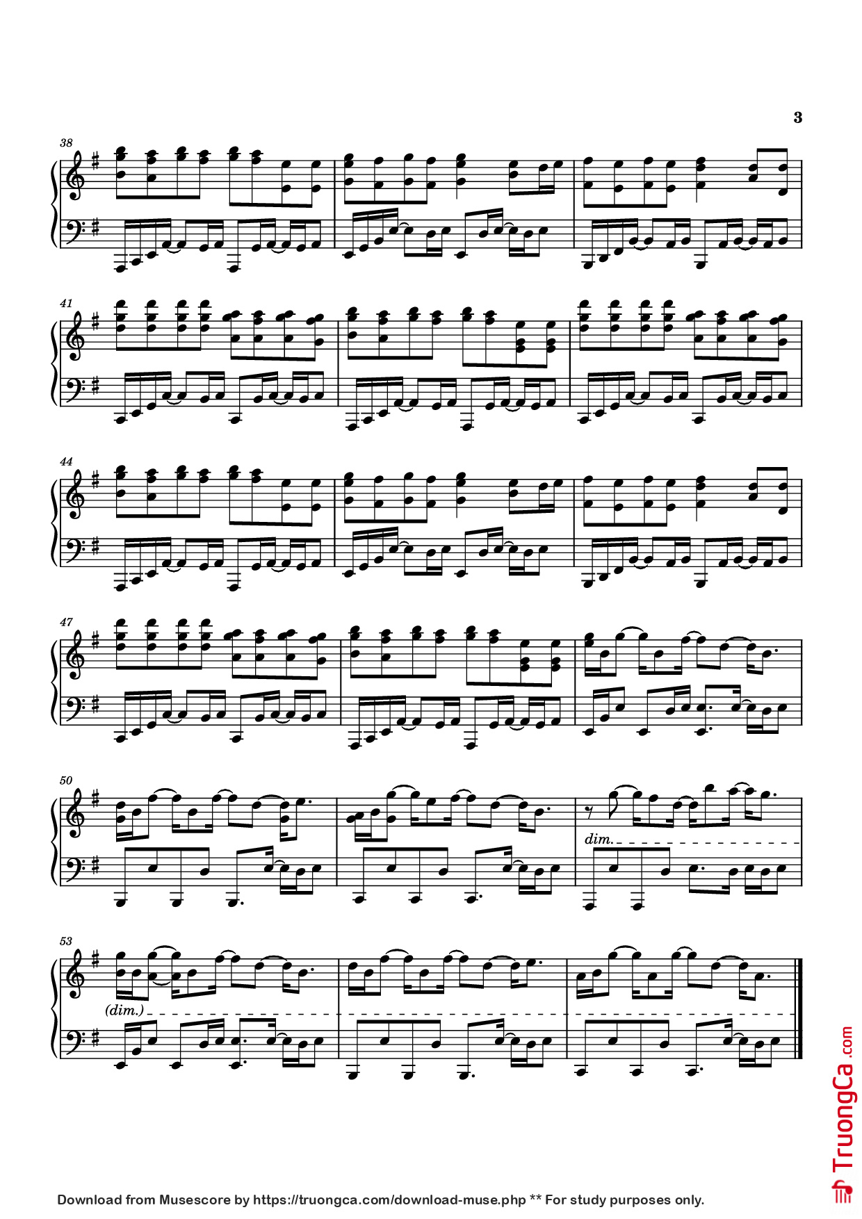 Page 3 of Sheet music PDF Piano ENHYPEN - 