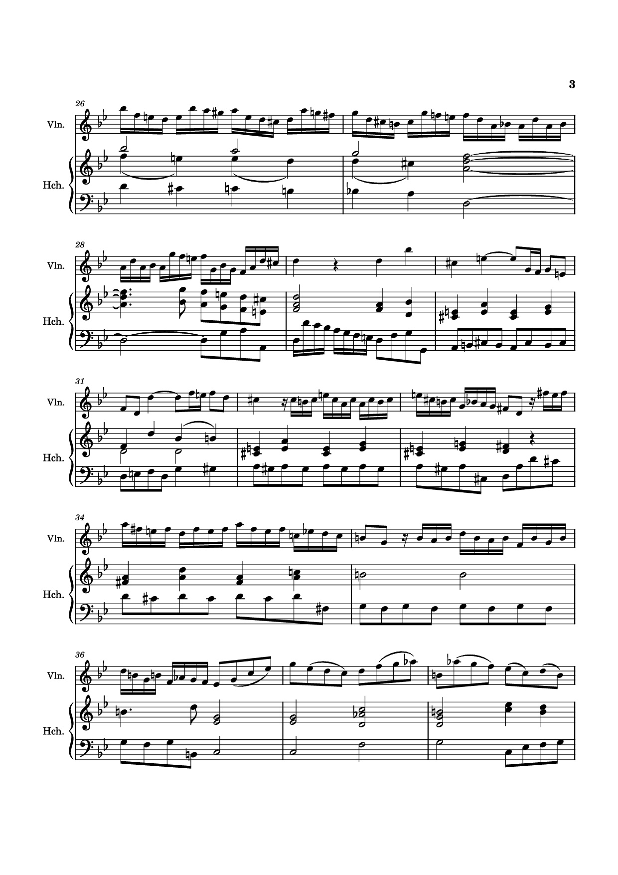 Page 3 of Sheet music PDF Allegro Violin - Antonio Vivaldi