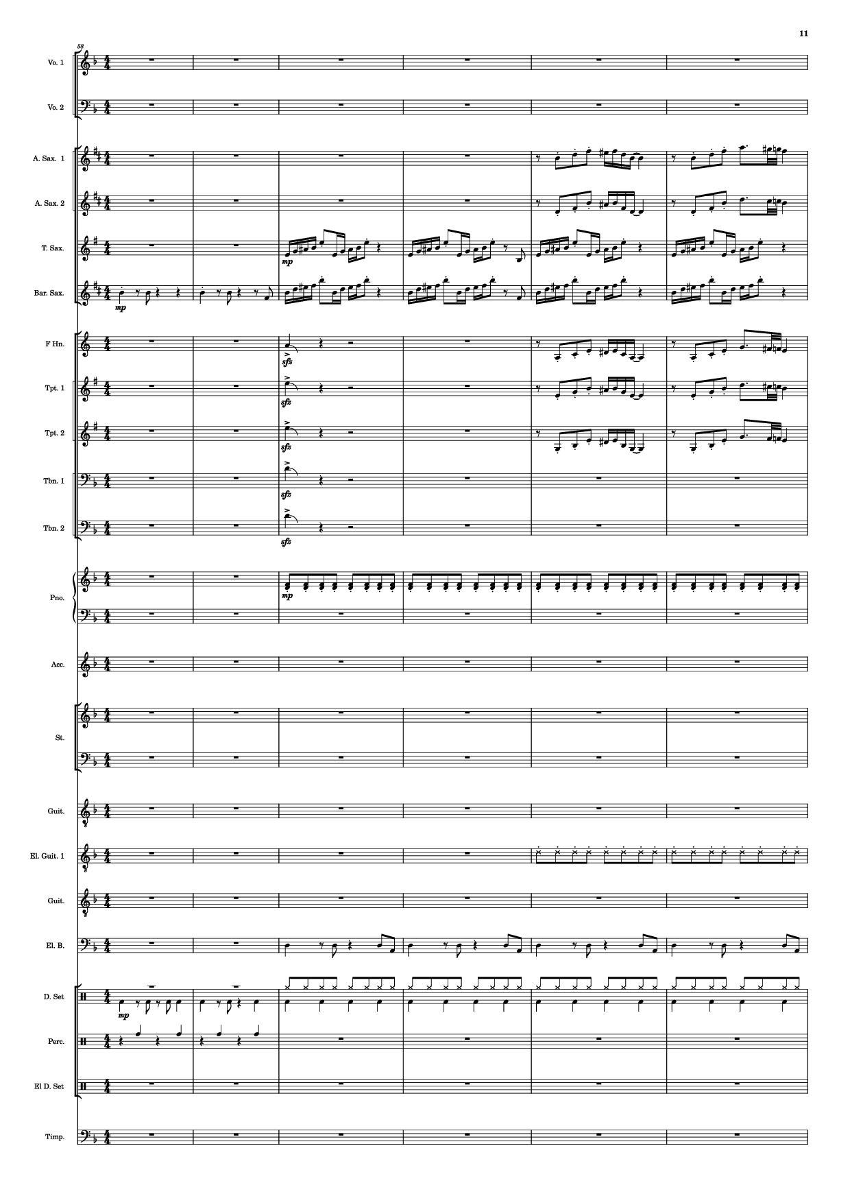 Page 11 of Sheet music PDF Se mettre sur son trente-et-un! Piano - HOYO-MiX