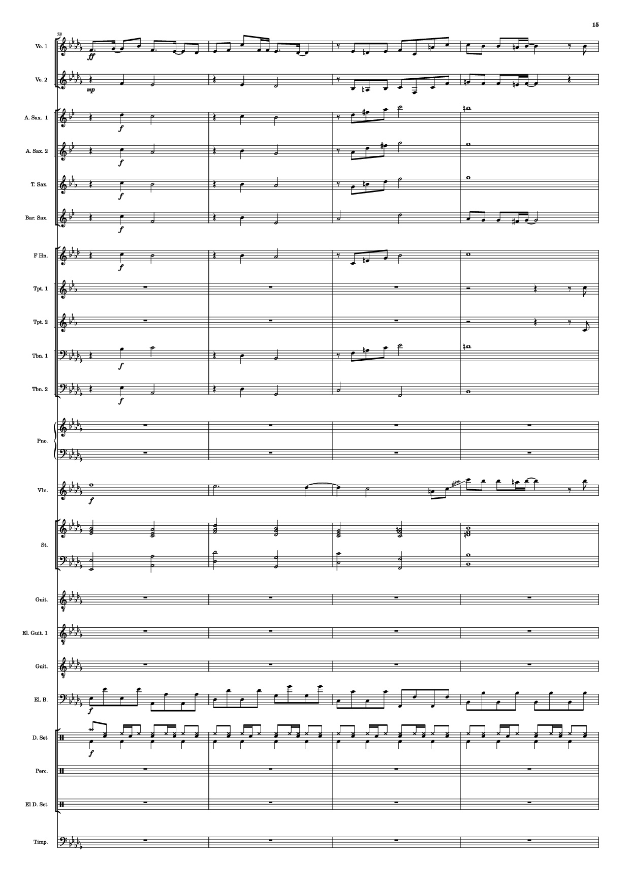 Page 15 of Sheet music PDF Se mettre sur son trente-et-un! Piano - HOYO-MiX