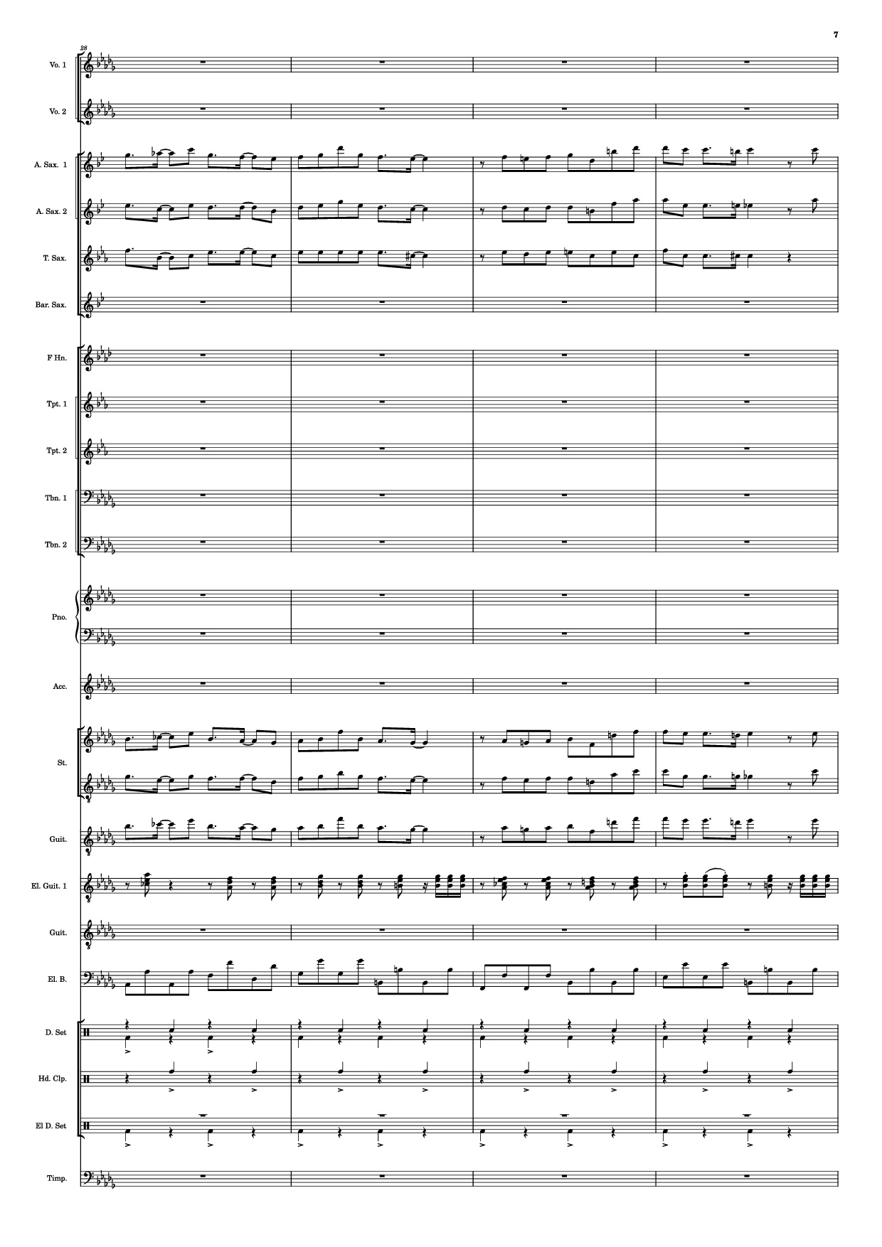 Page 7 of Sheet music PDF Se mettre sur son trente-et-un! Piano - HOYO-MiX