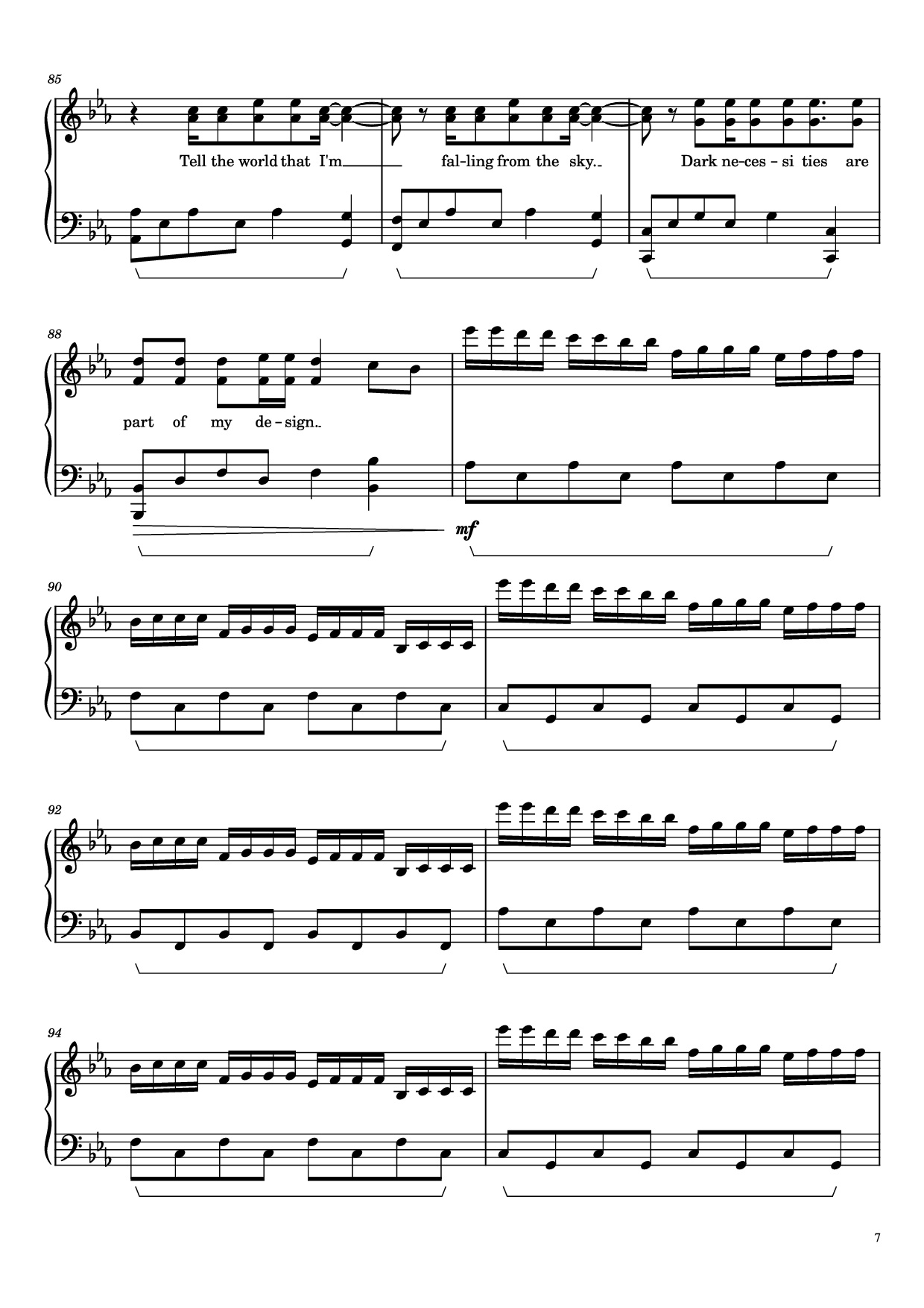 Page 7 of Sheet music PDF Piano Dark Necessities Piano - Red Hot Chili Peppers