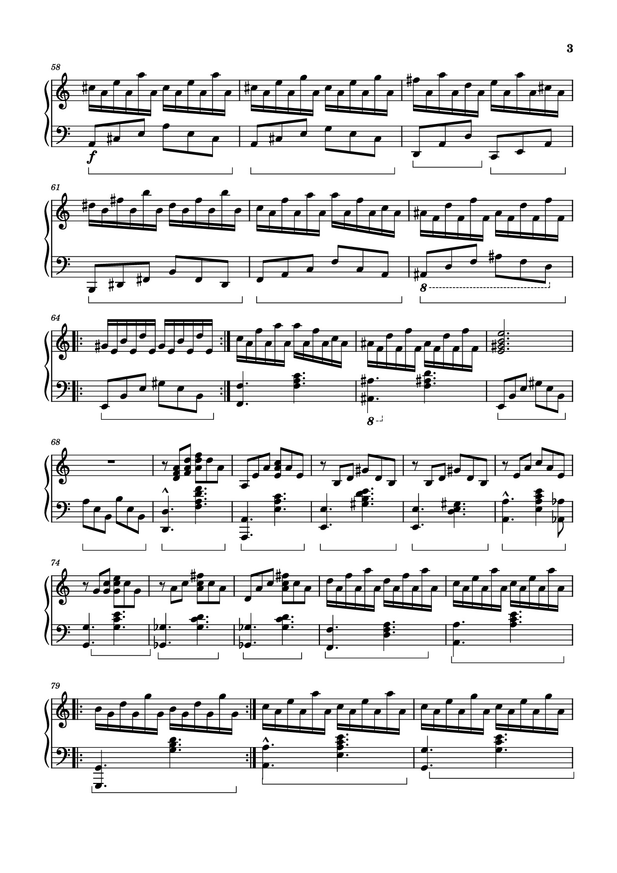 Page 3 of Sheet music PDF Piano Fate of the Stars Piano - Undefined