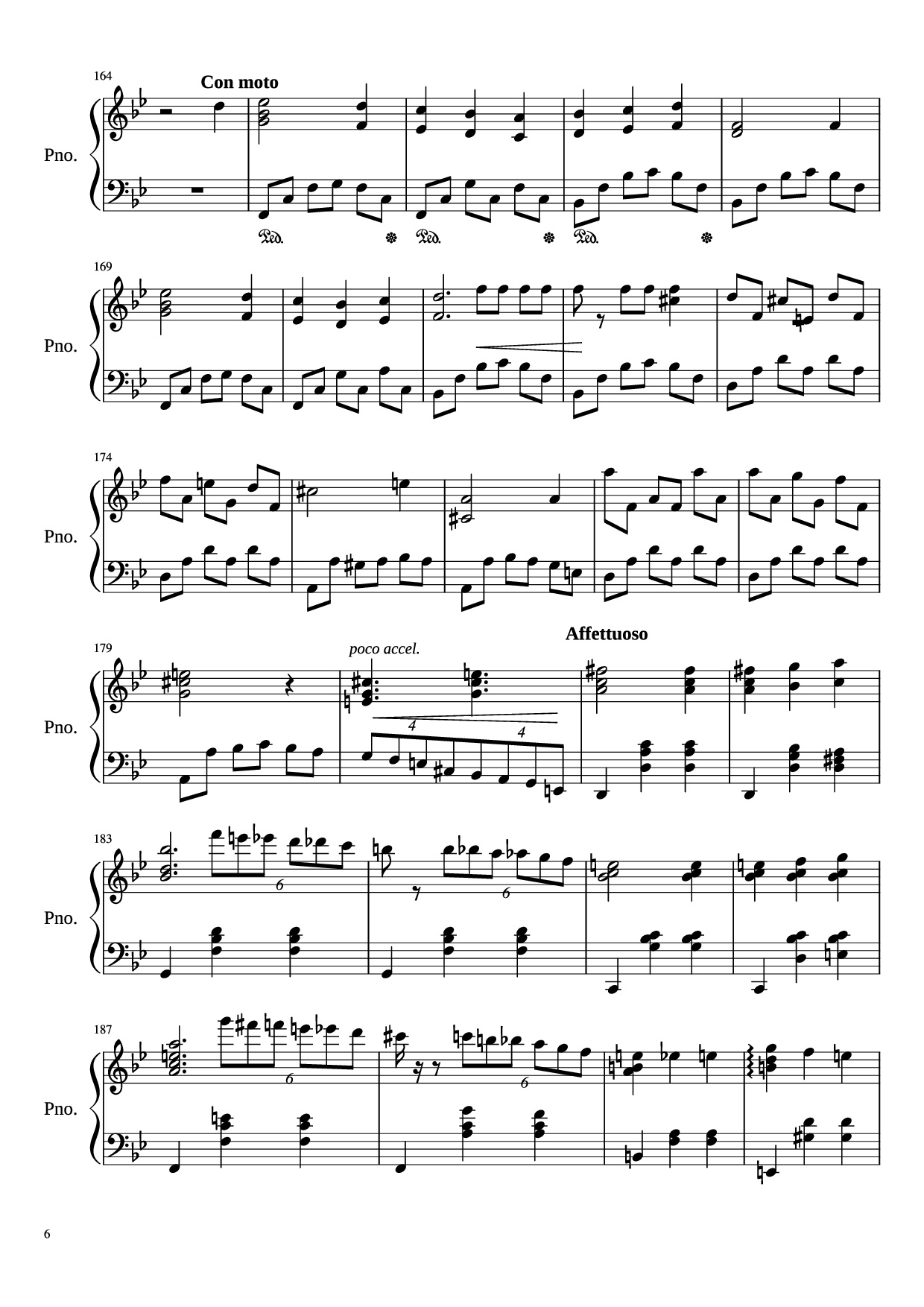 Page 6 of Sheet music PDF Piano Merry-Go-Round of Life Piano - Joe Hasaishi arr. Andrew Deng