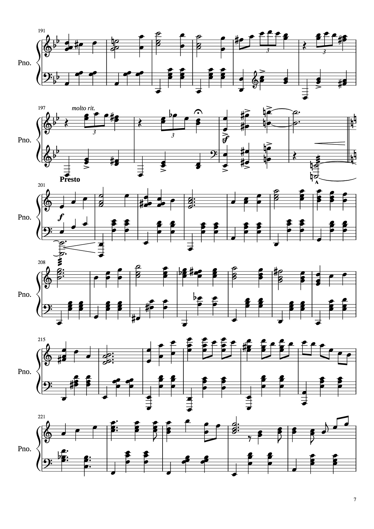Page 7 of Sheet music PDF Piano Merry-Go-Round of Life Piano - Joe Hasaishi arr. Andrew Deng