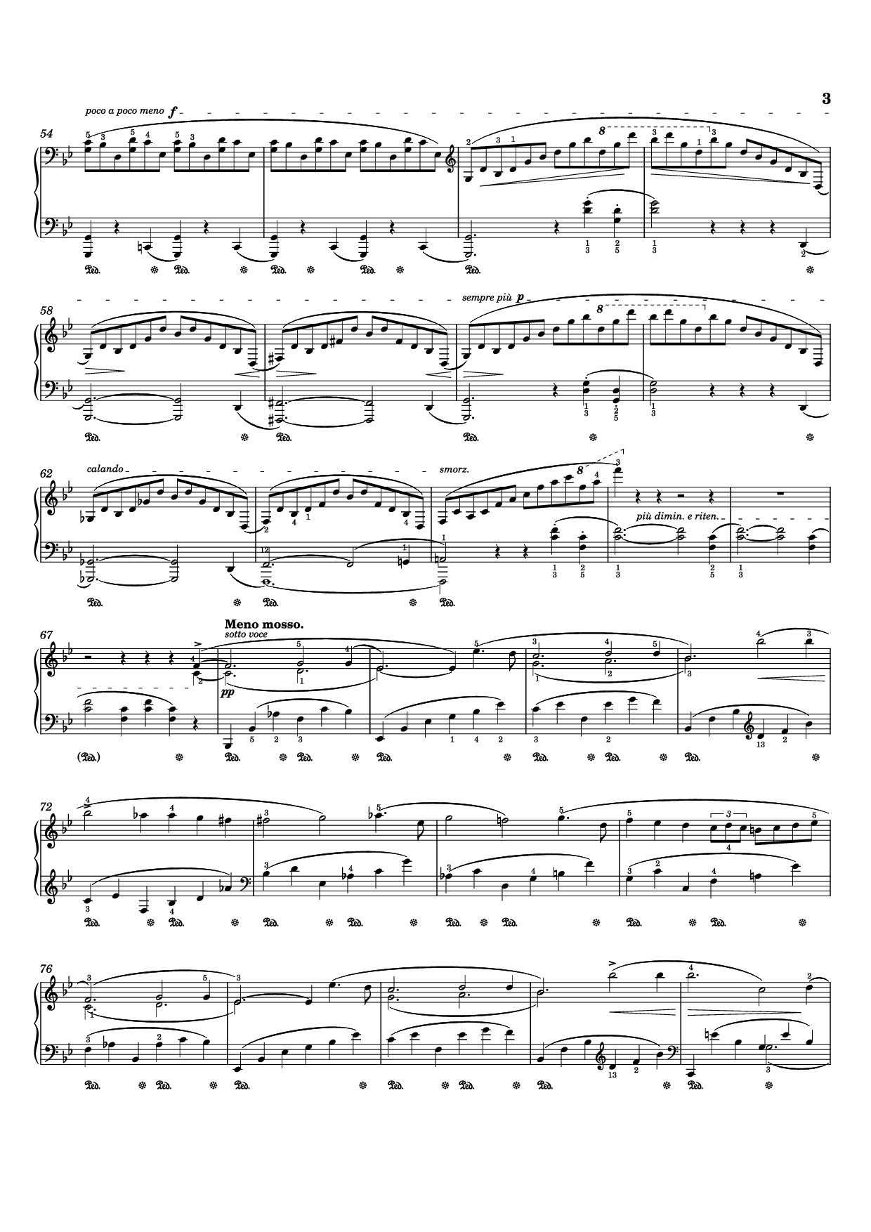 Page 3 of Sheet music PDF Ballade I Piano - Frédéric Chopin