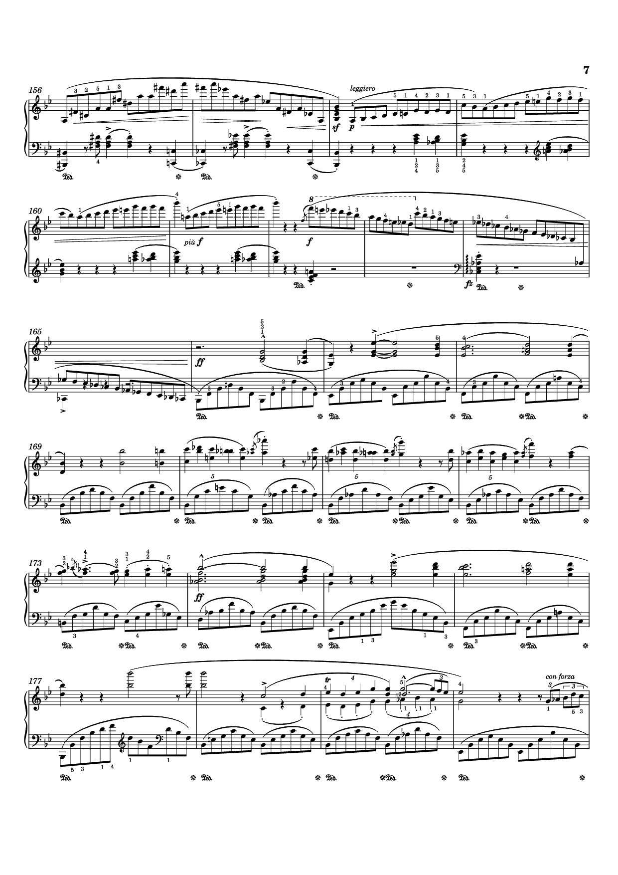 Page 7 of Sheet music PDF Ballade I Piano - Frédéric Chopin