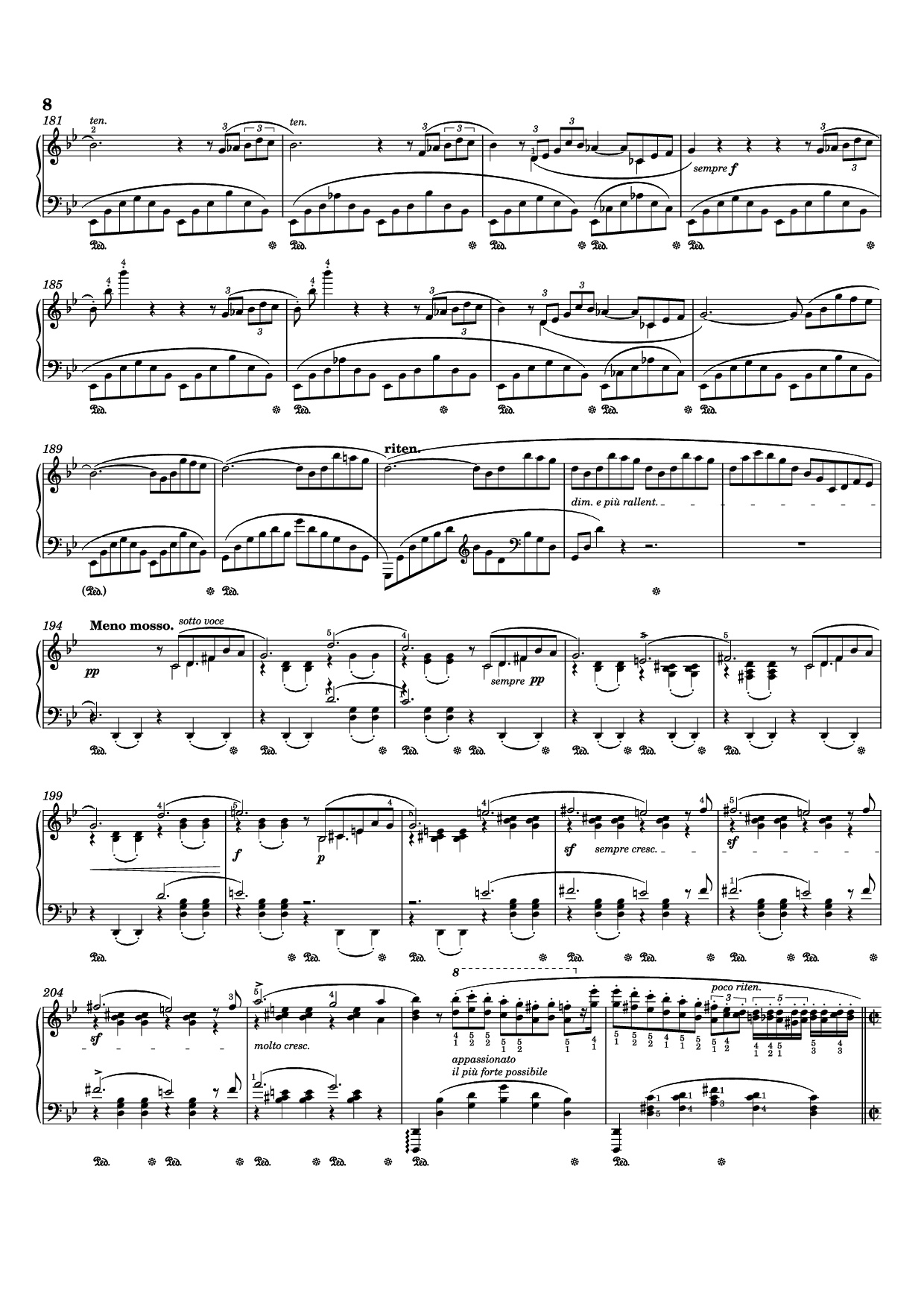 Page 8 of Sheet music PDF Ballade I Piano - Frédéric Chopin