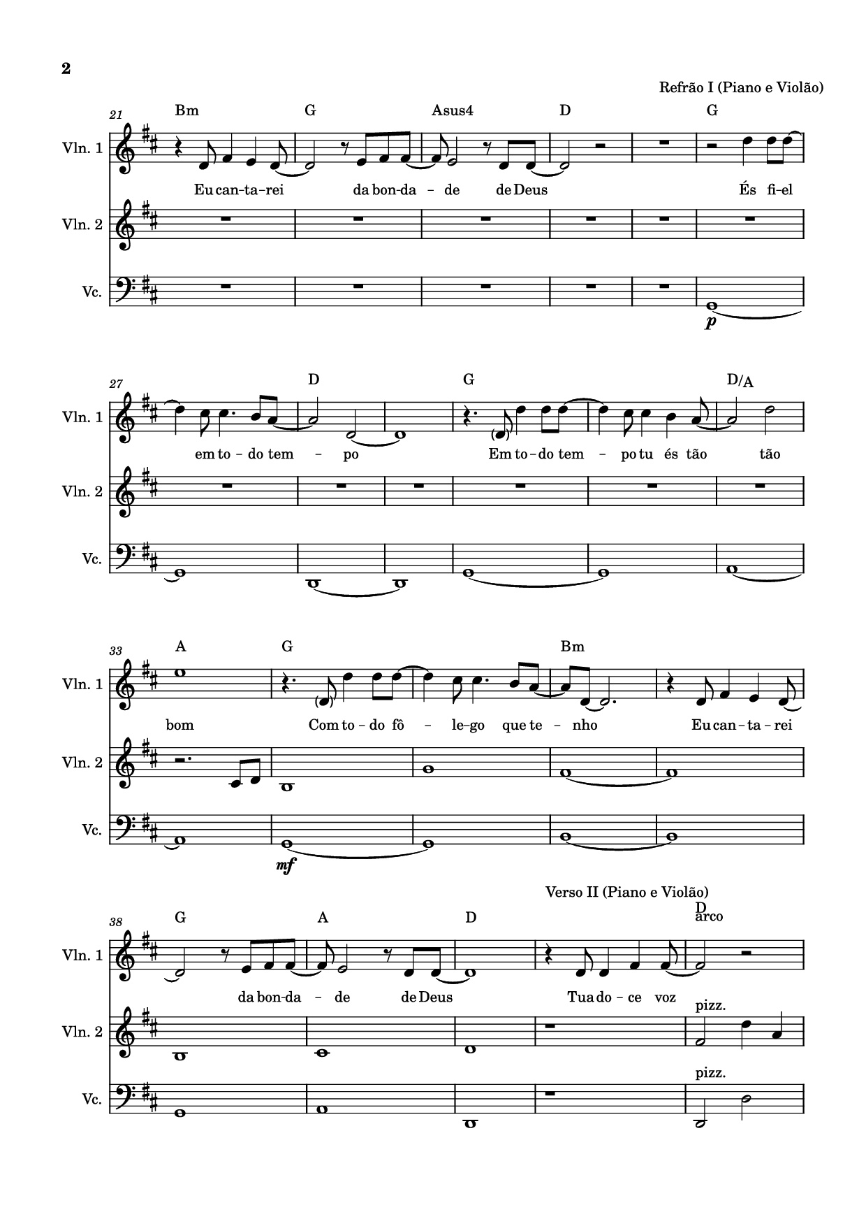 Page 2 of Sheet music PDF Piano Bondade de Deus Piano - Isaías Saad