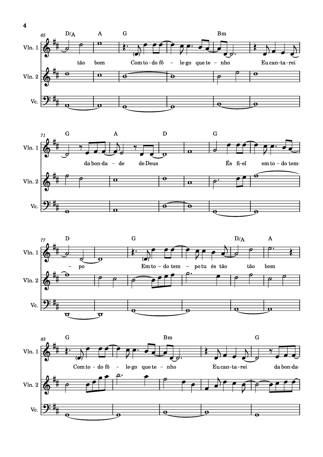 Page 4 of Sheet music PDF Piano Bondade de Deus Piano - Isaías Saad
