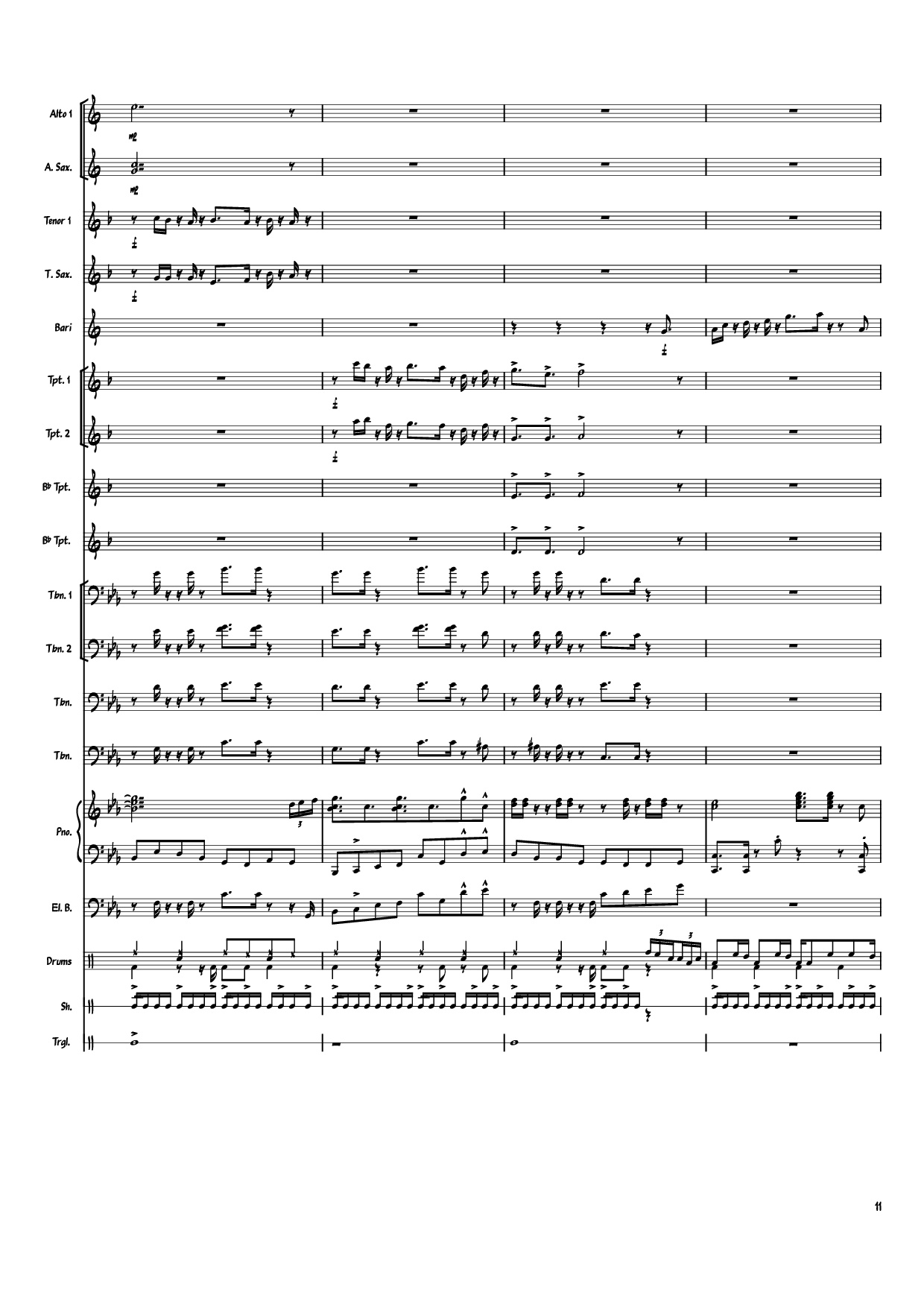 Page 11 of Sheet music PDF Piano Heartbeat, Heartbreak Piano - Arranger: savepro3