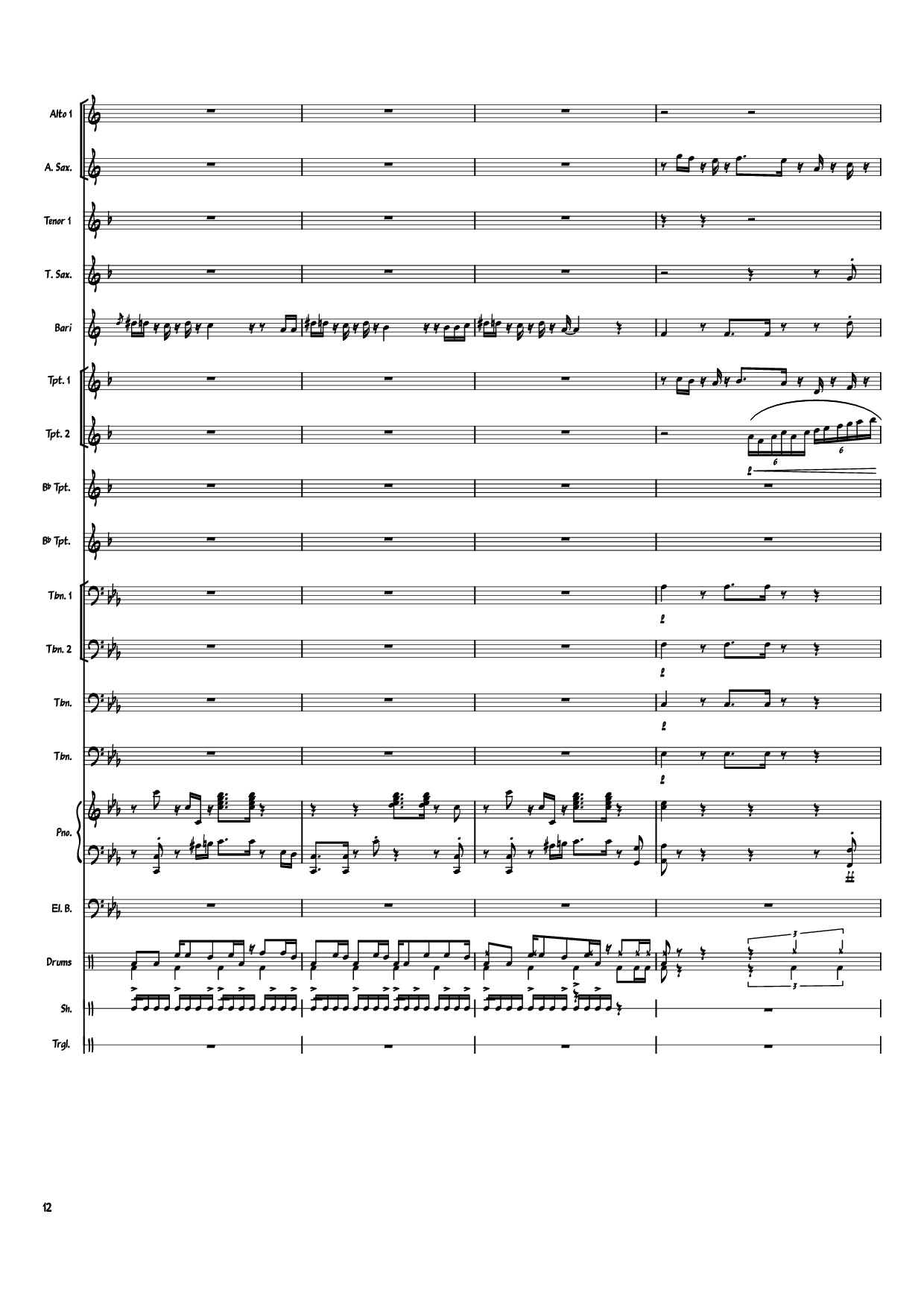 Page 12 of Sheet music PDF Piano Heartbeat, Heartbreak Piano - Arranger: savepro3