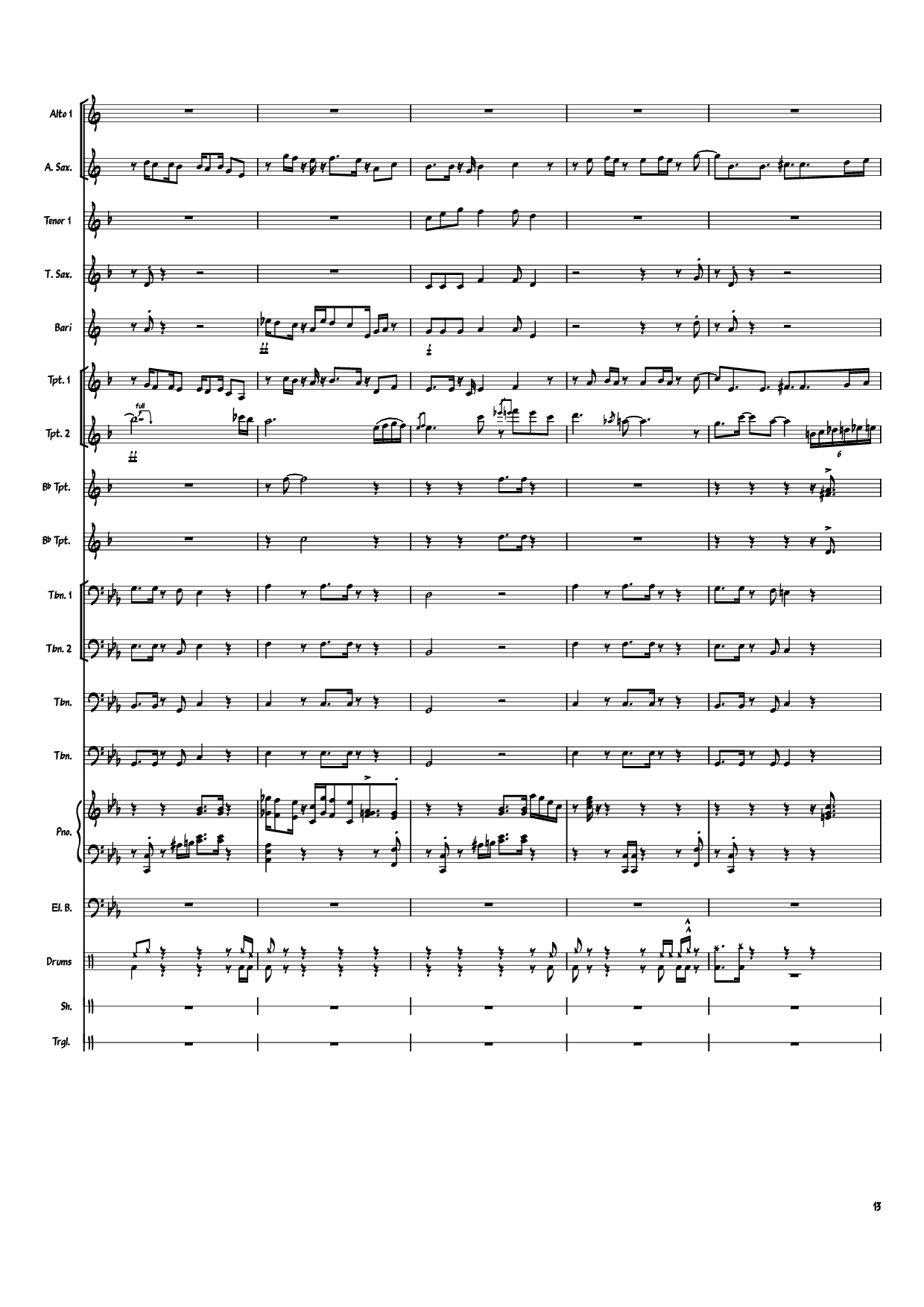 Page 13 of Sheet music PDF Piano Heartbeat, Heartbreak Piano - Arranger: savepro3